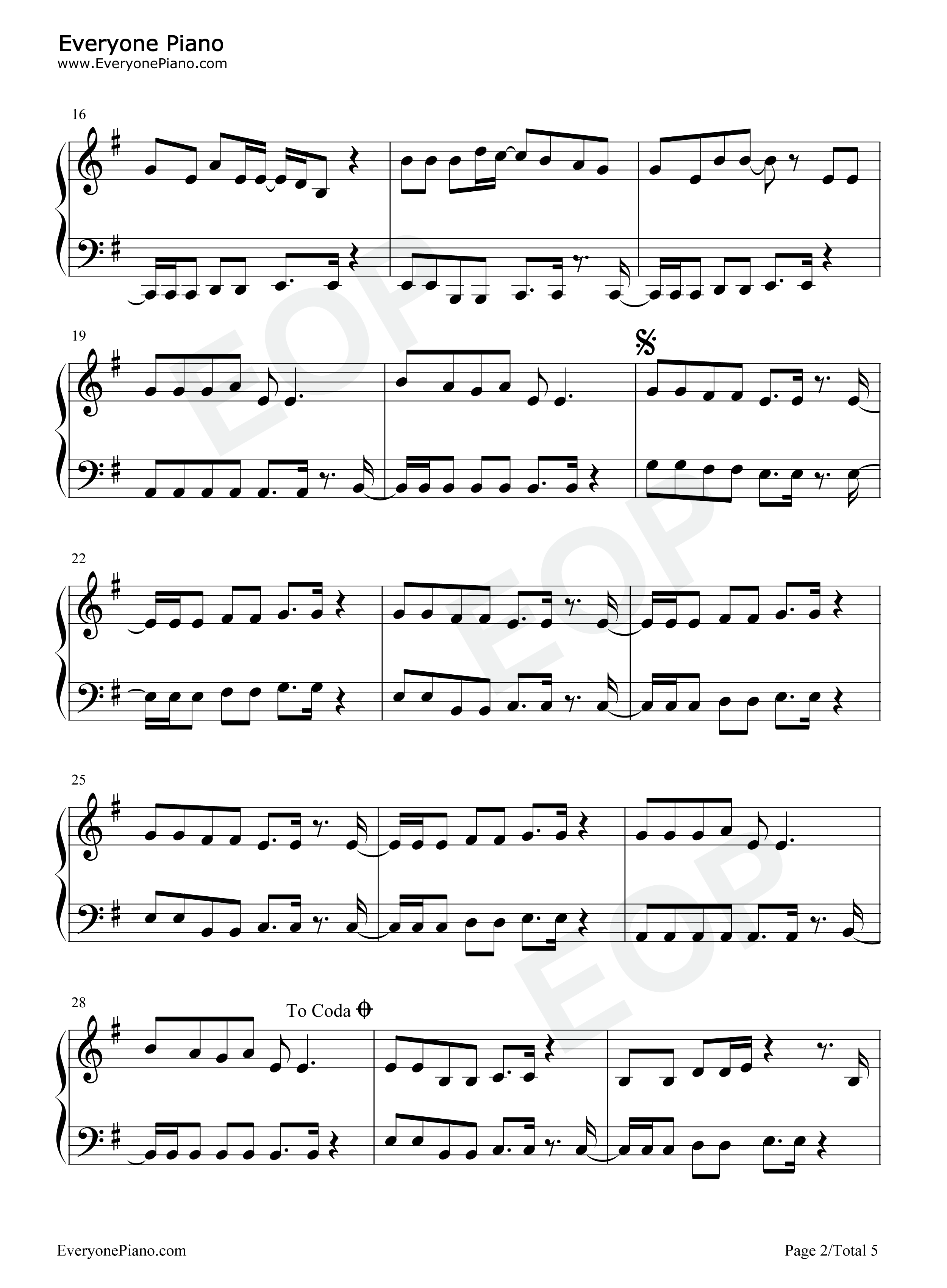 Crazy_What_Love_Can_Do钢琴谱_David_Guetta_Becky_Hill_Ella_Henderson