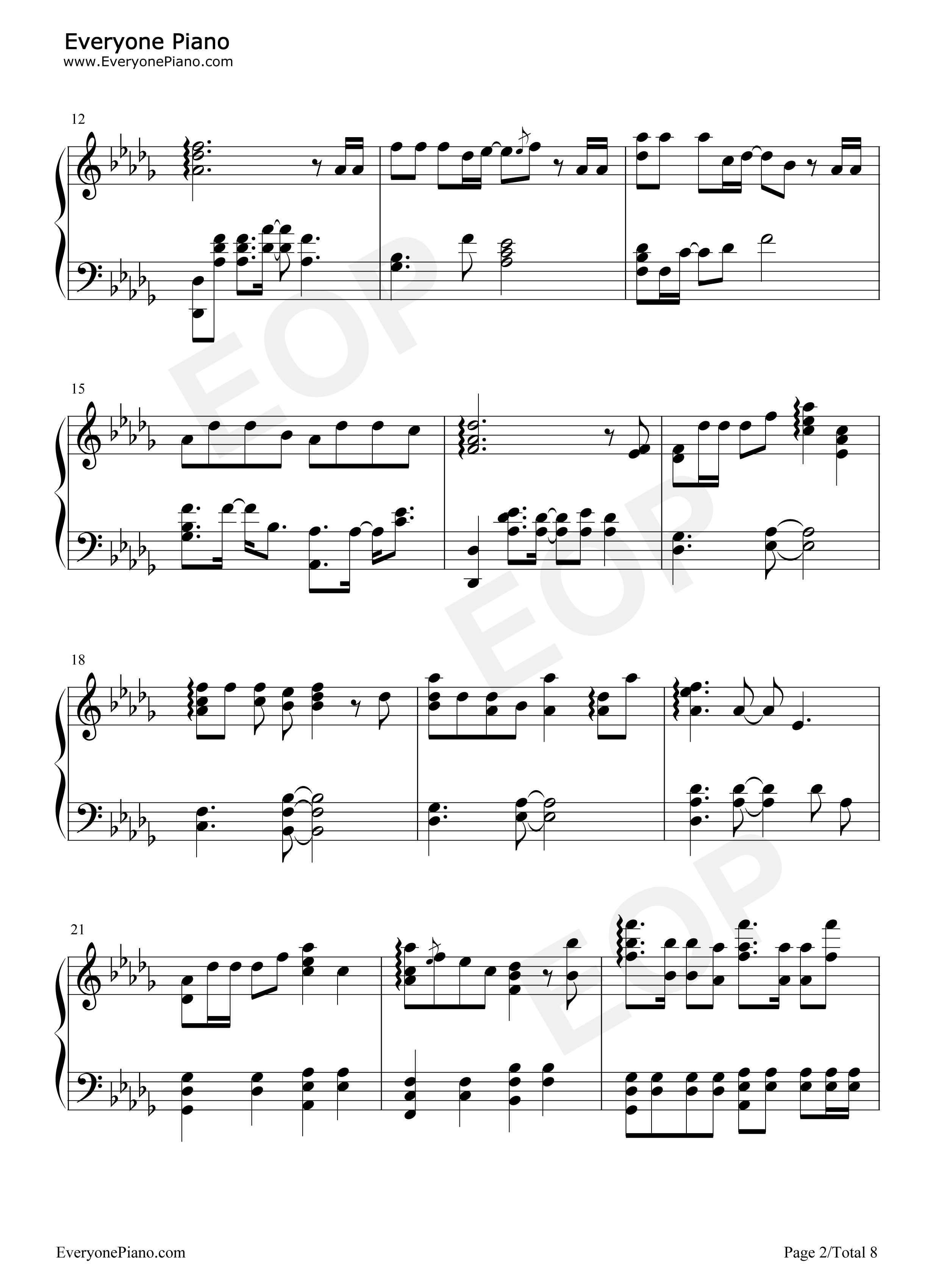 小满钢琴谱_音阙诗听_王梓钰