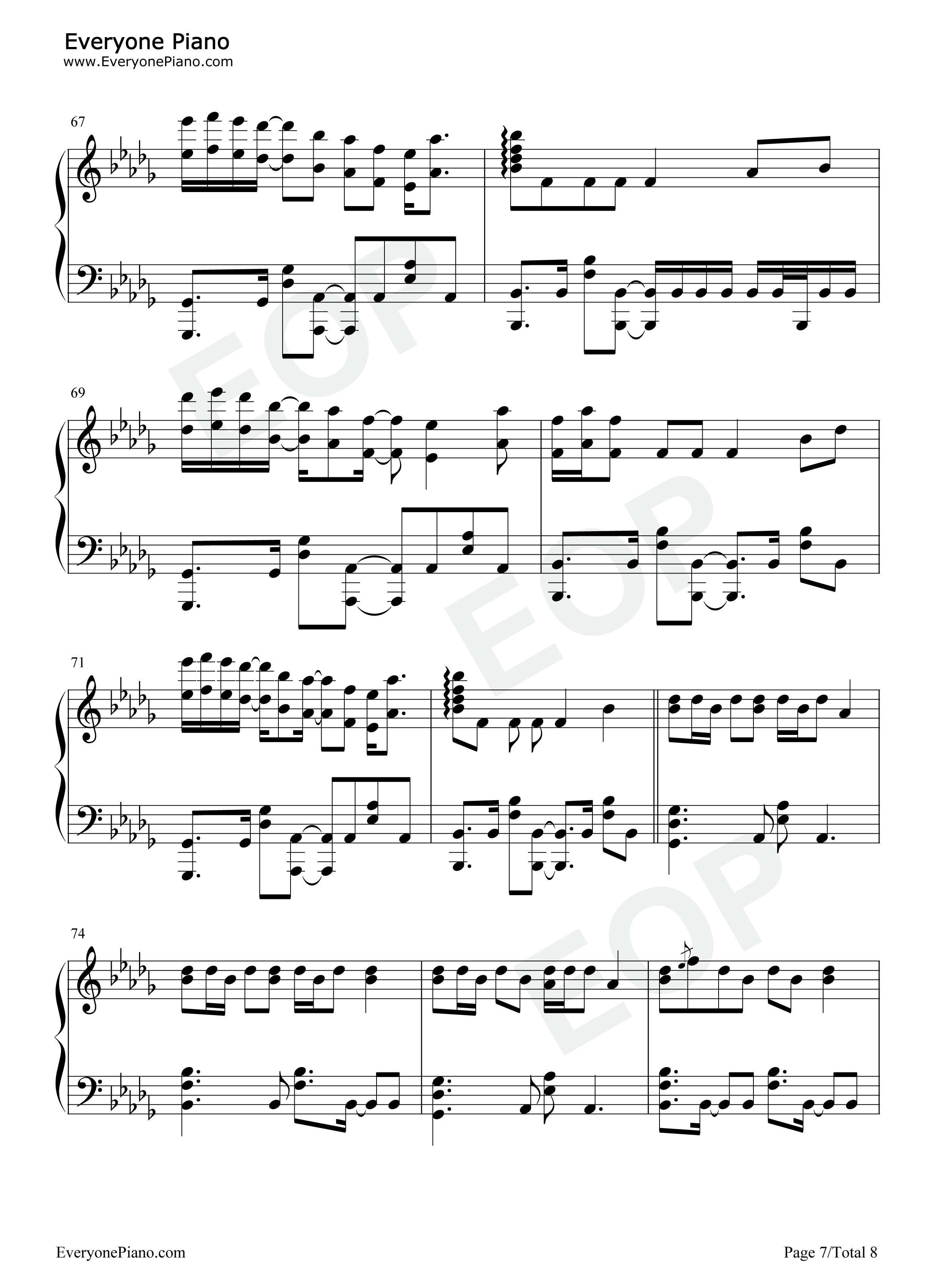 小满钢琴谱_音阙诗听_王梓钰