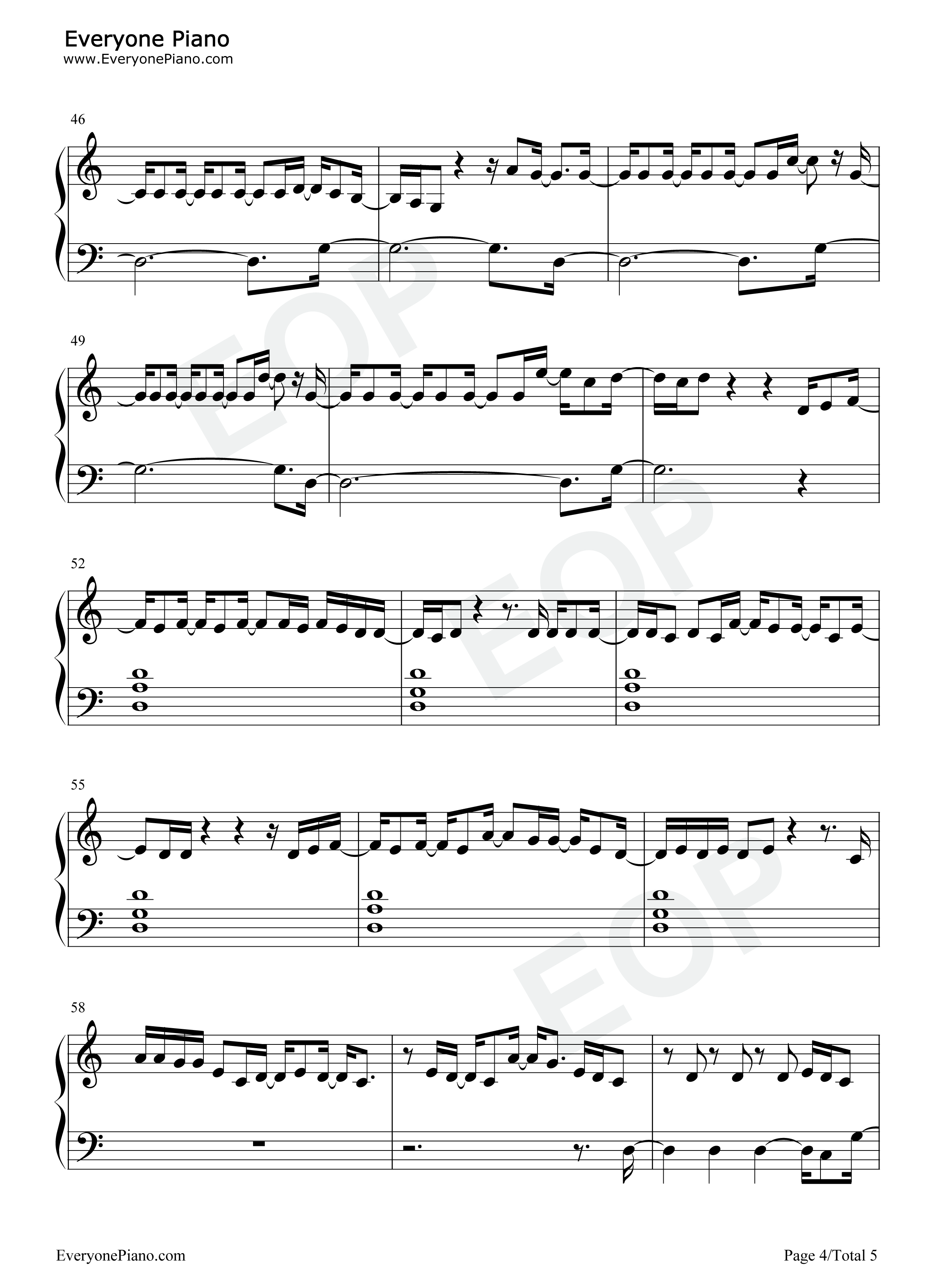 Dancing_Feet钢琴谱_Kygo_DNCE