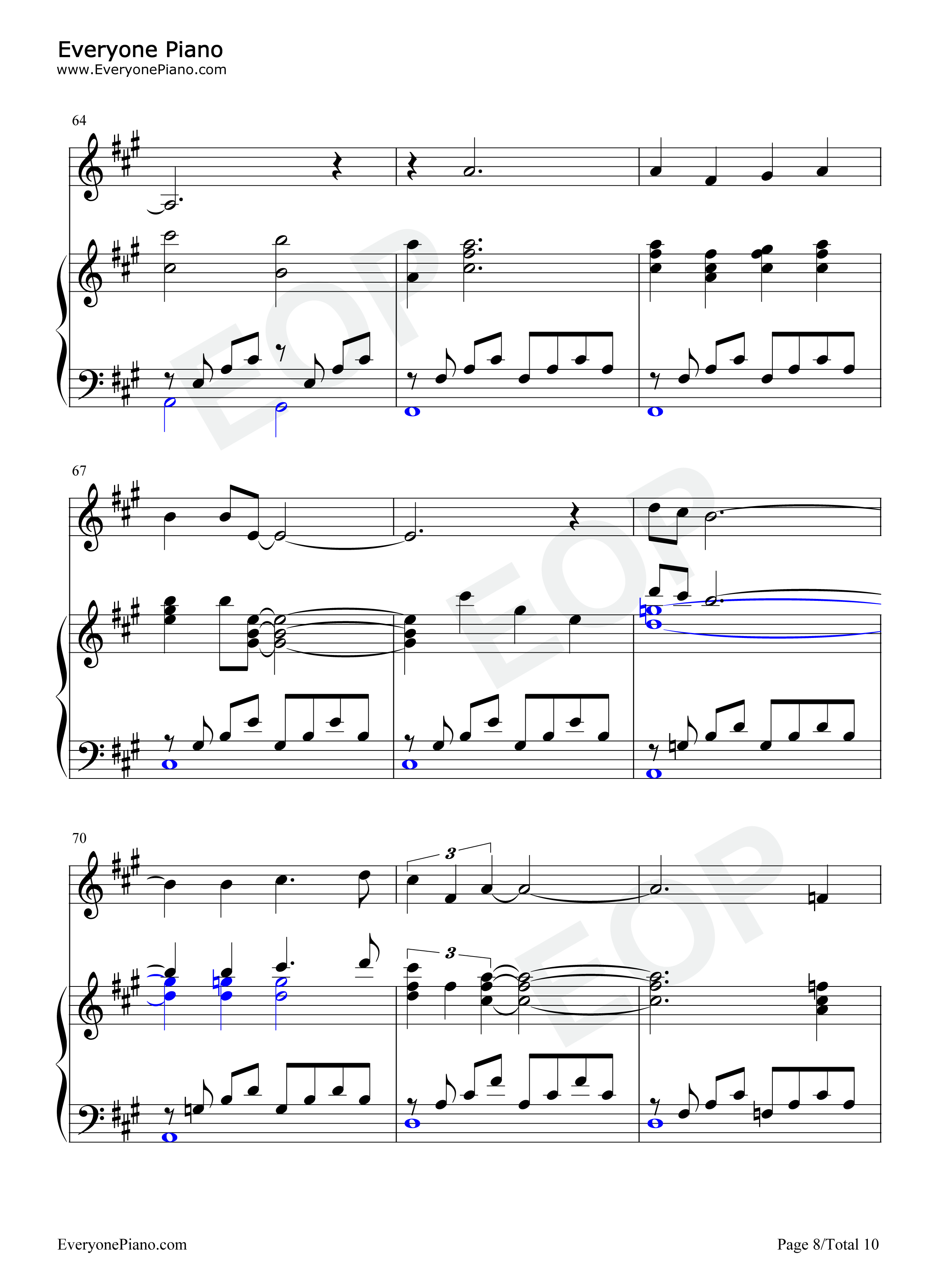 Evergreen钢琴谱_Barbra_Streisand