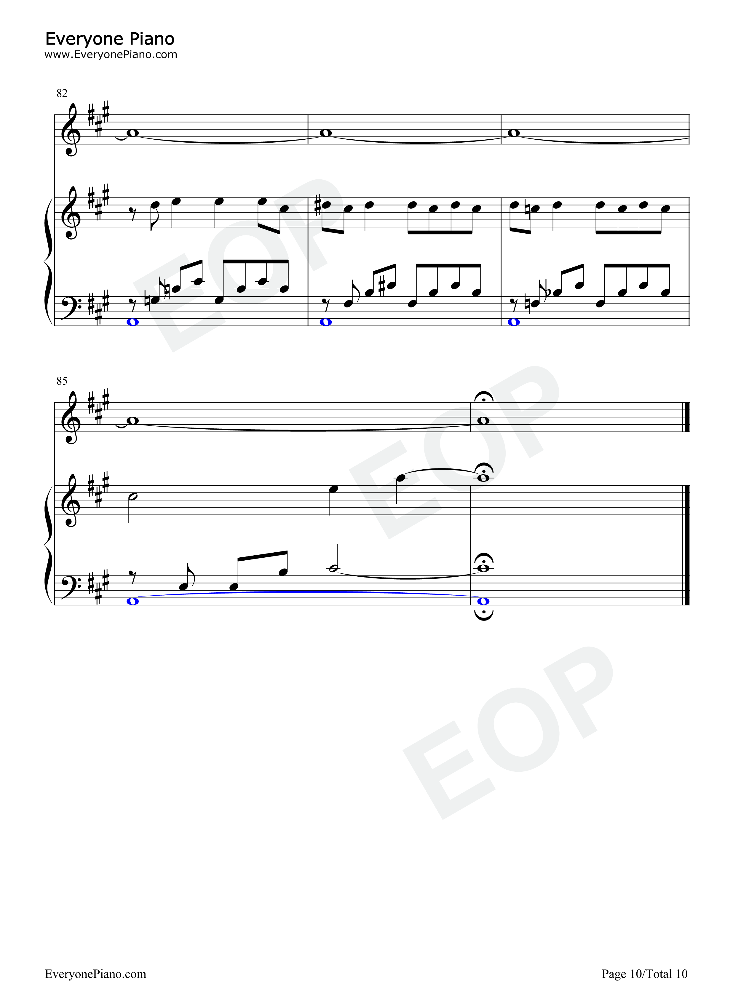 Evergreen钢琴谱_Barbra_Streisand