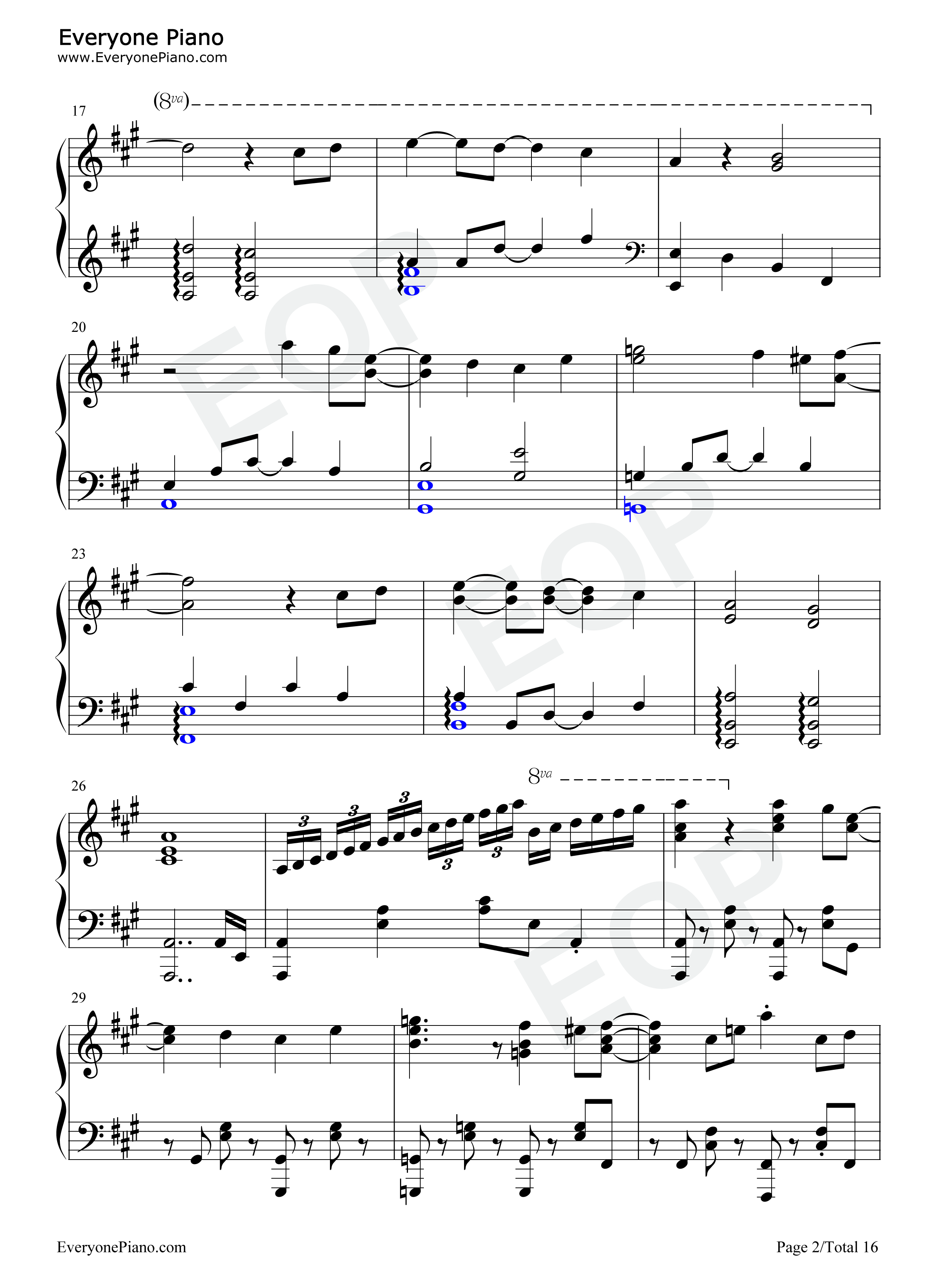 Make_Up_Life钢琴谱_井上穗乃香_木野日菜_川井田夏海_石见舞菜香