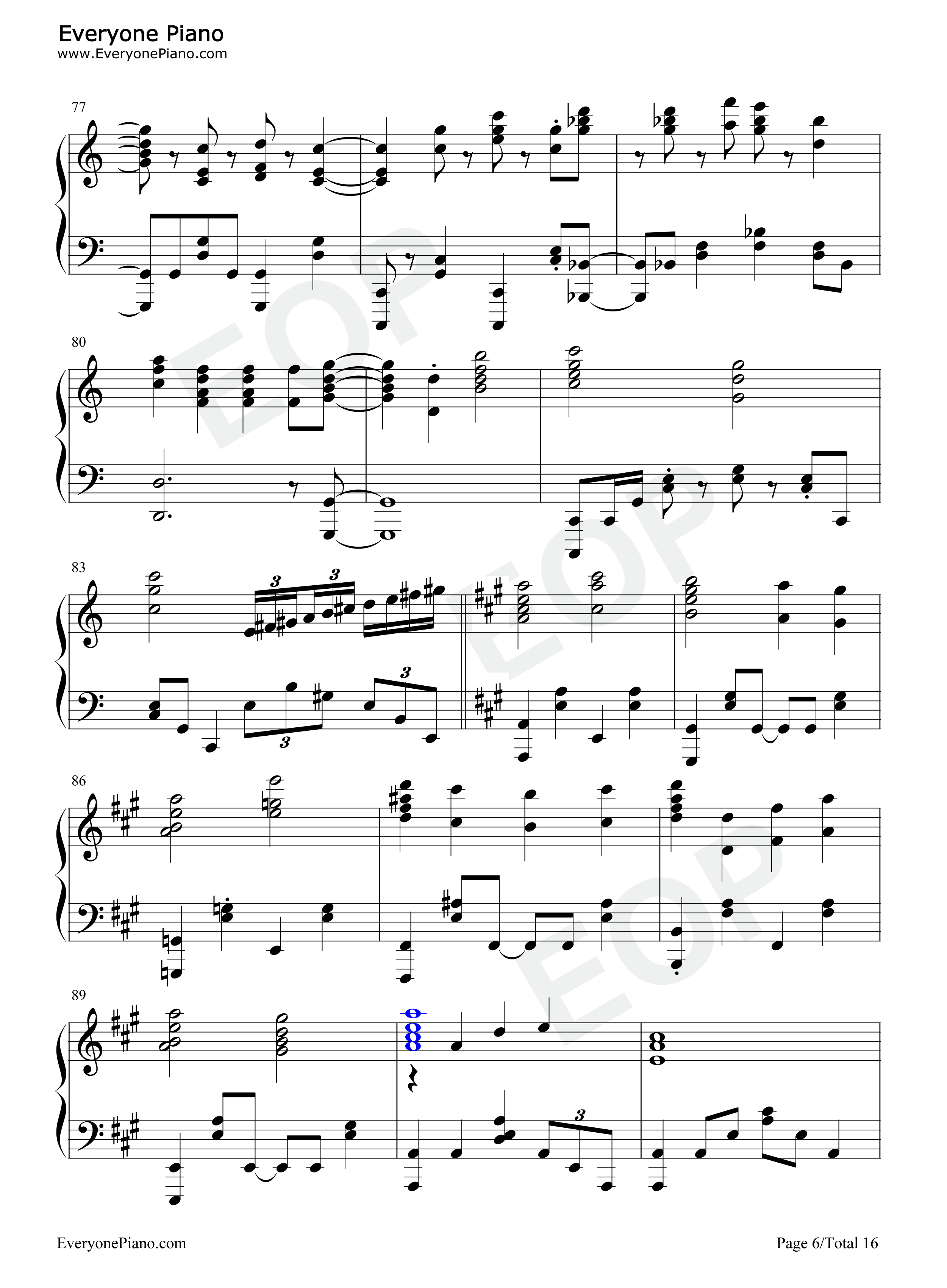 Make_Up_Life钢琴谱_井上穗乃香_木野日菜_川井田夏海_石见舞菜香