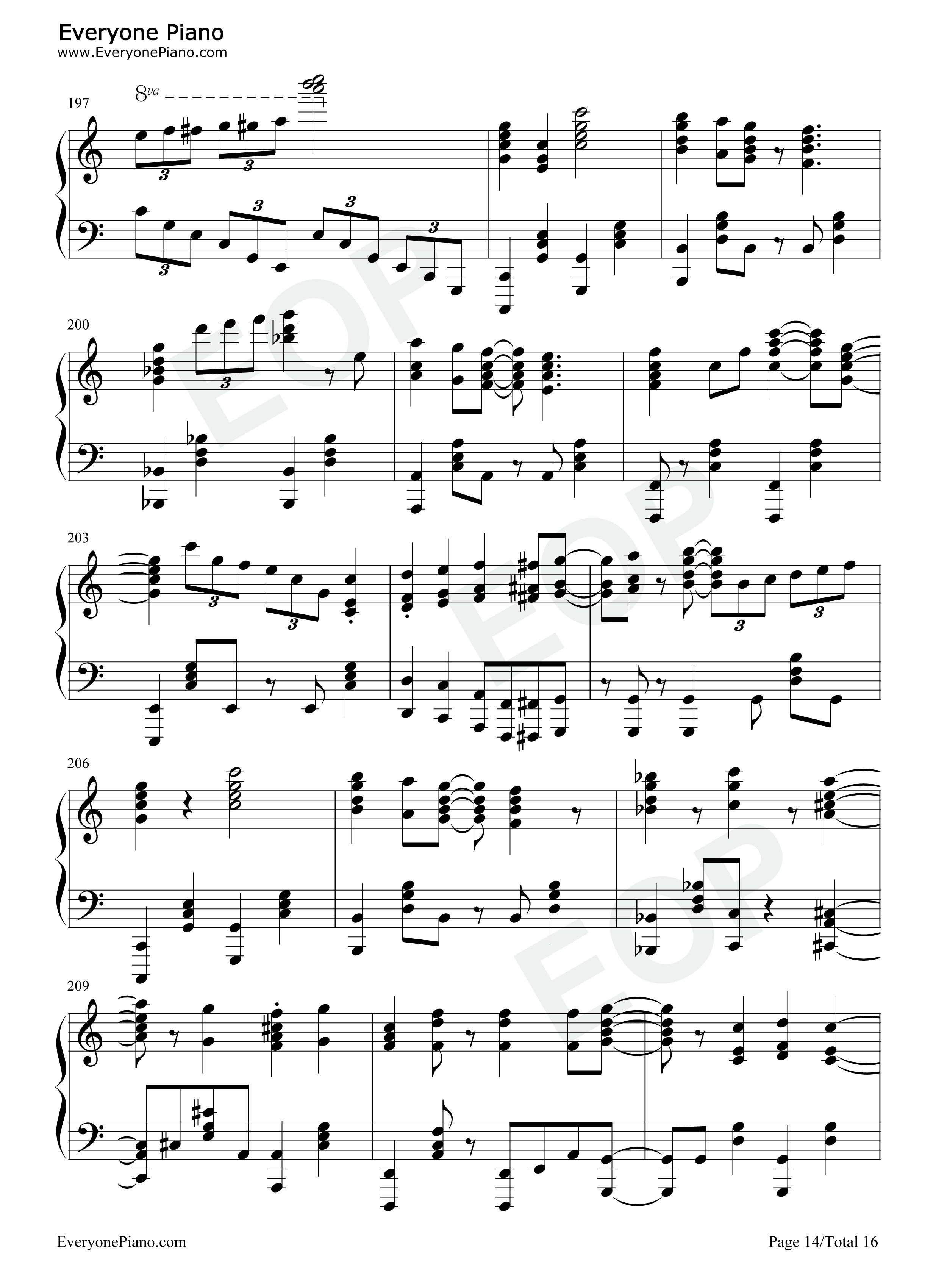 Make_Up_Life钢琴谱_井上穗乃香_木野日菜_川井田夏海_石见舞菜香