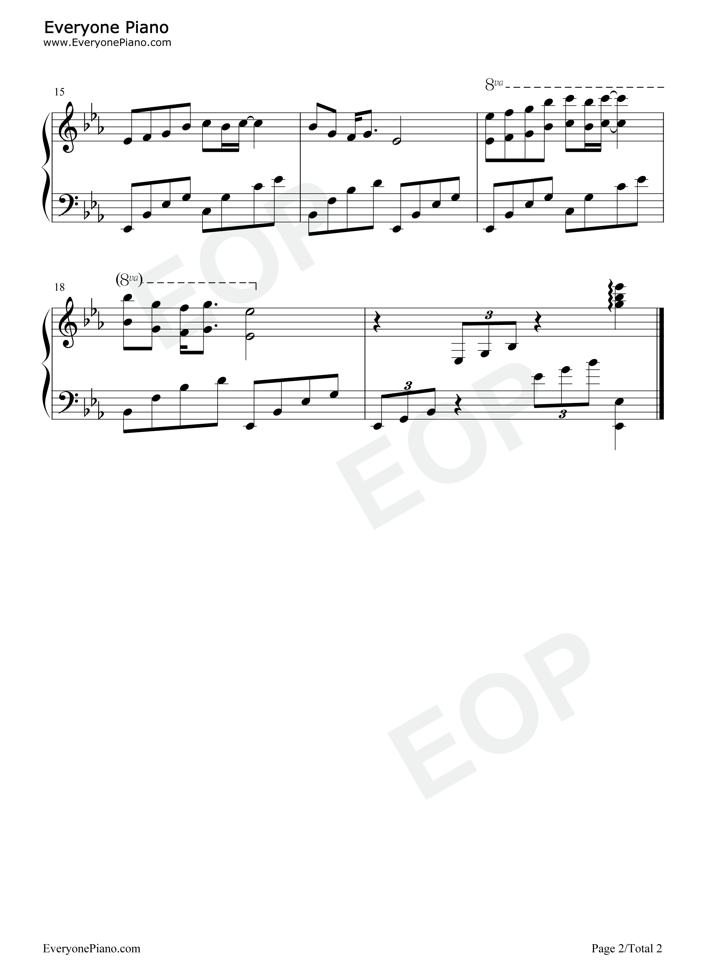 好大一棵树钢琴谱_田震_那英