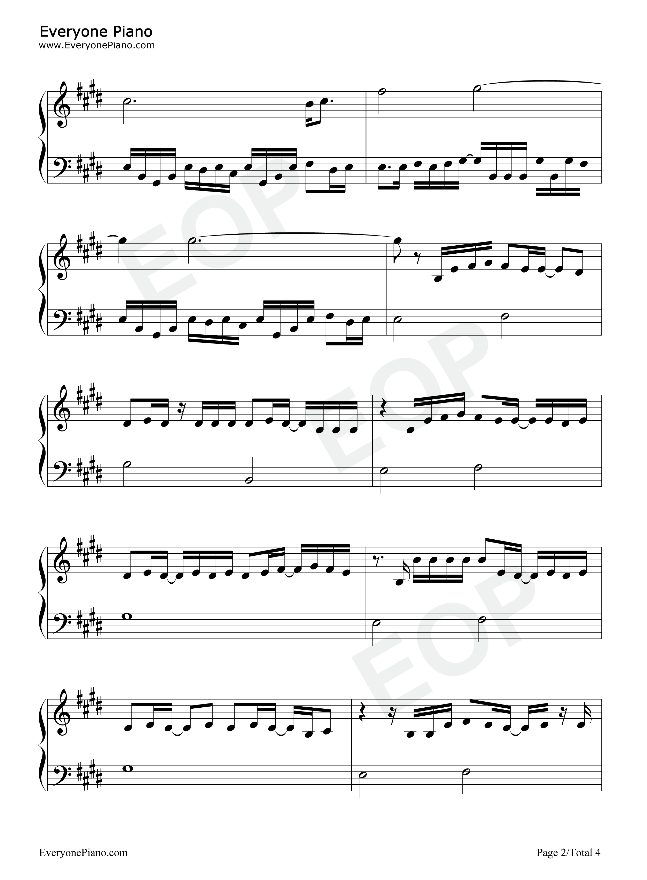 Step_on_Your_Heart钢琴谱_Luna_Safari_洛天依