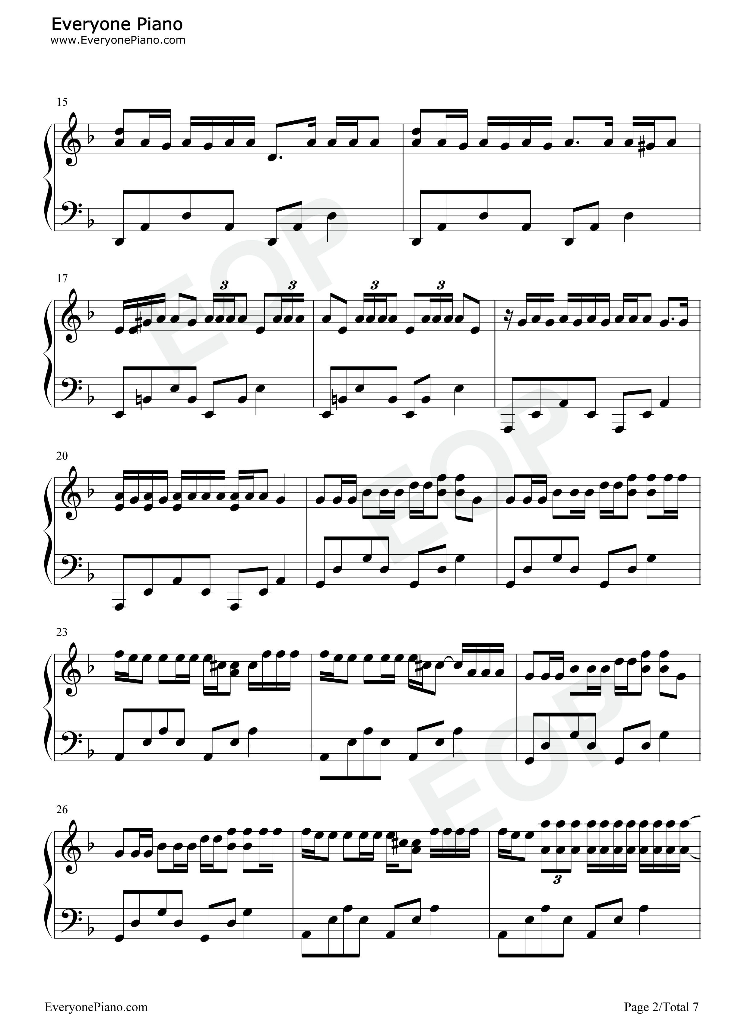 摩天动物园钢琴谱_邓紫棋