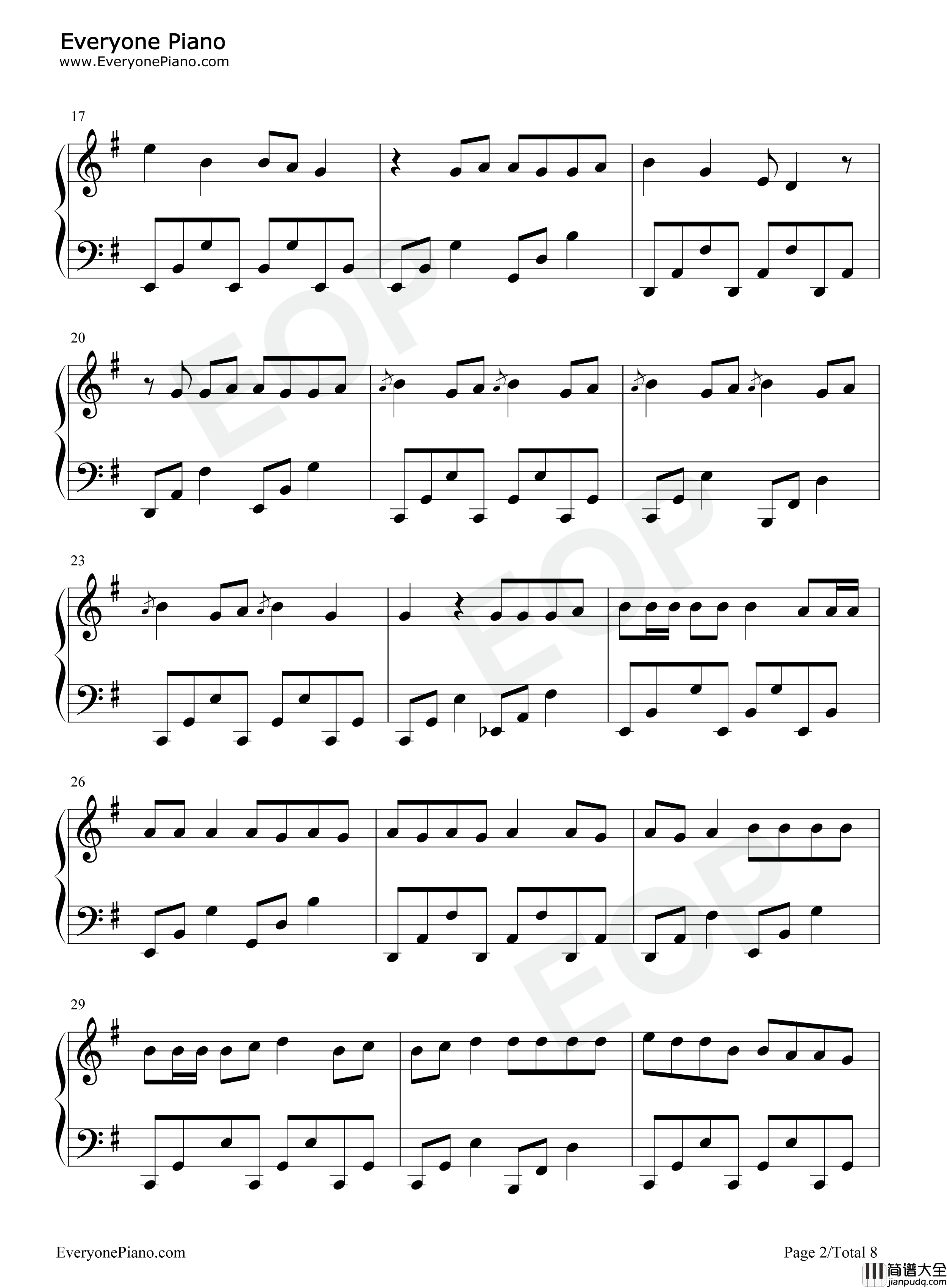 2step钢琴谱_Ed_Sheeran_Lil_Baby