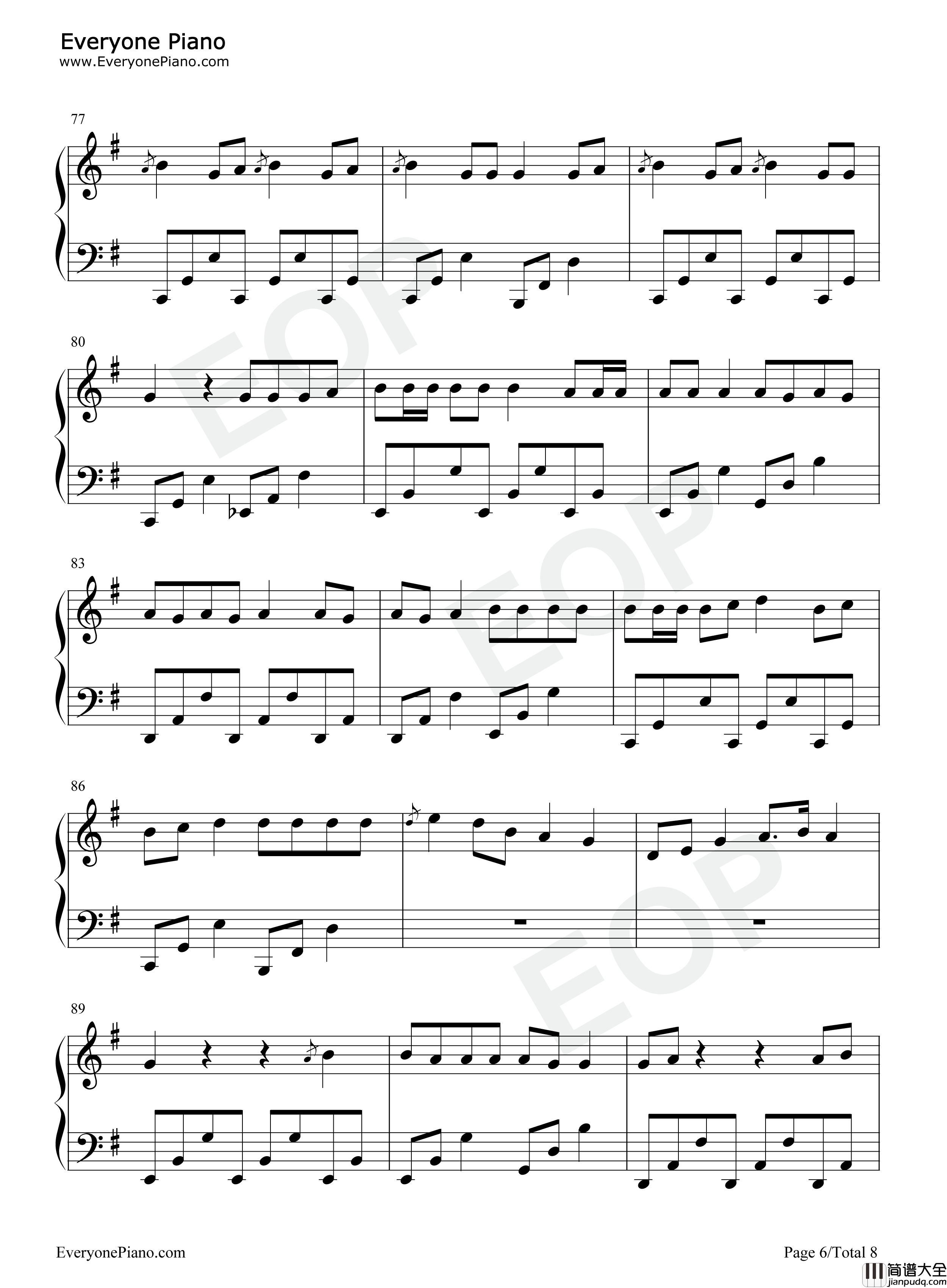 2step钢琴谱_Ed_Sheeran_Lil_Baby