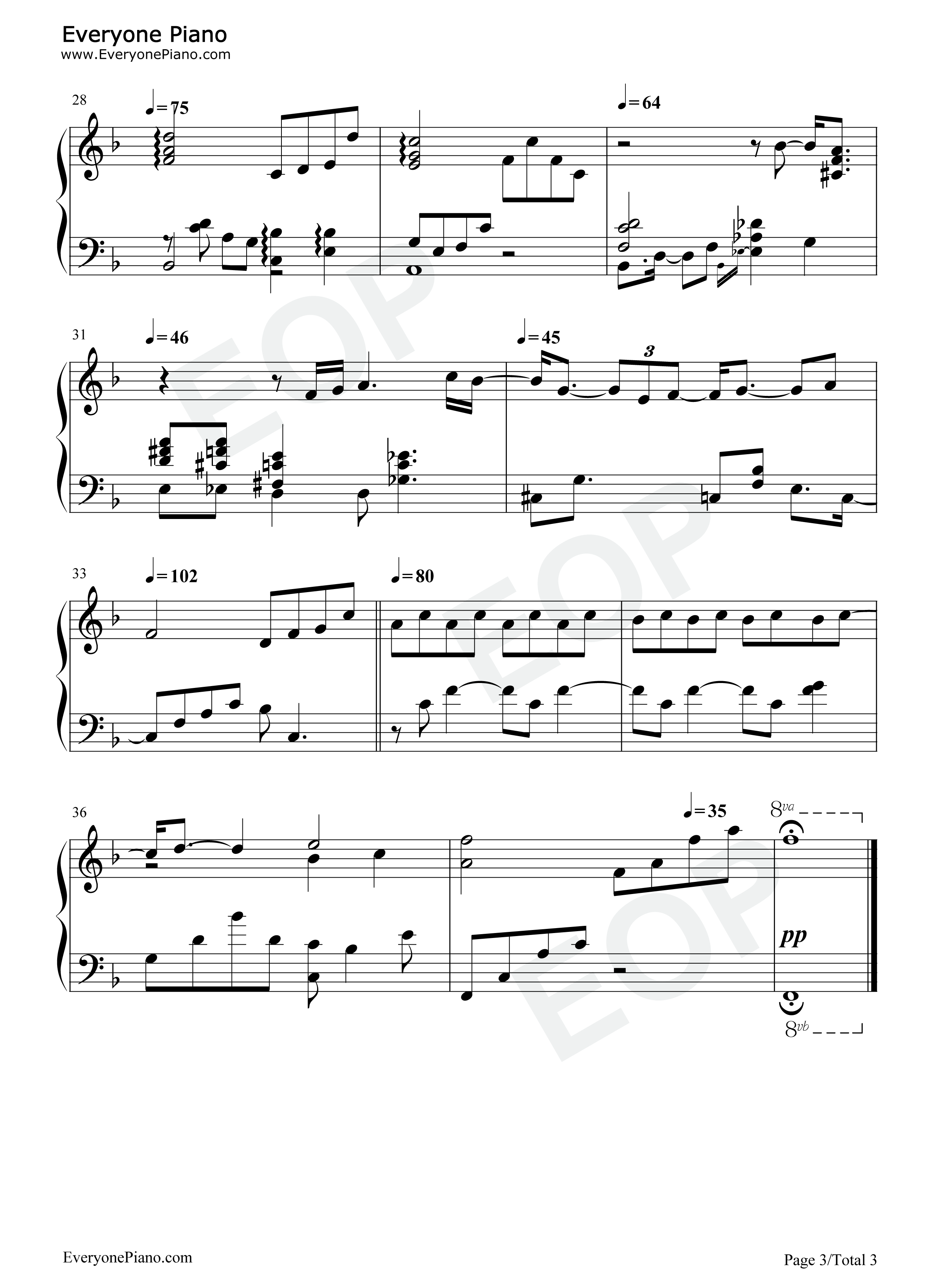 Over_The_Rainbow钢琴谱_Harold_Arlen