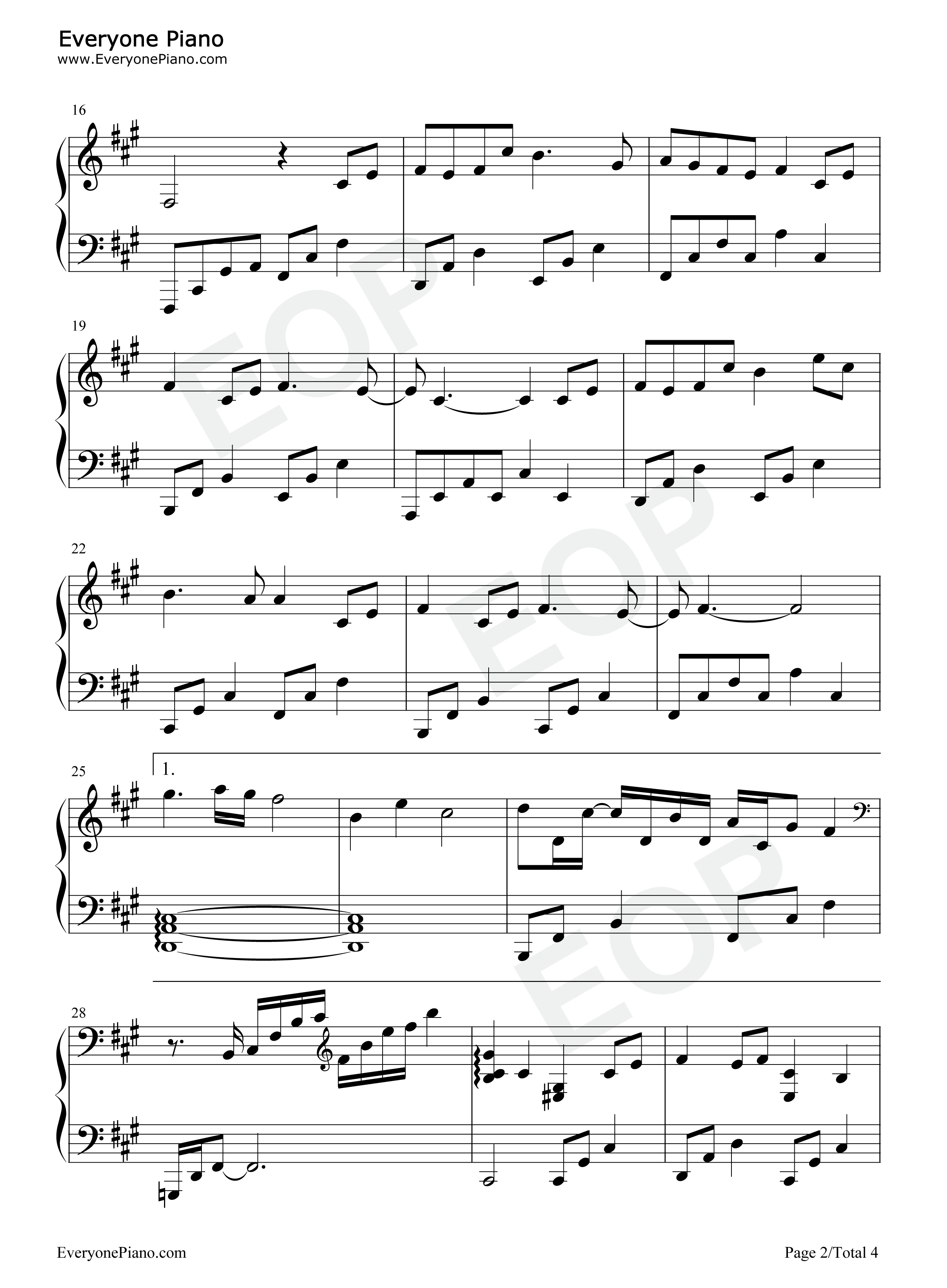 彼岸花钢琴谱_周深