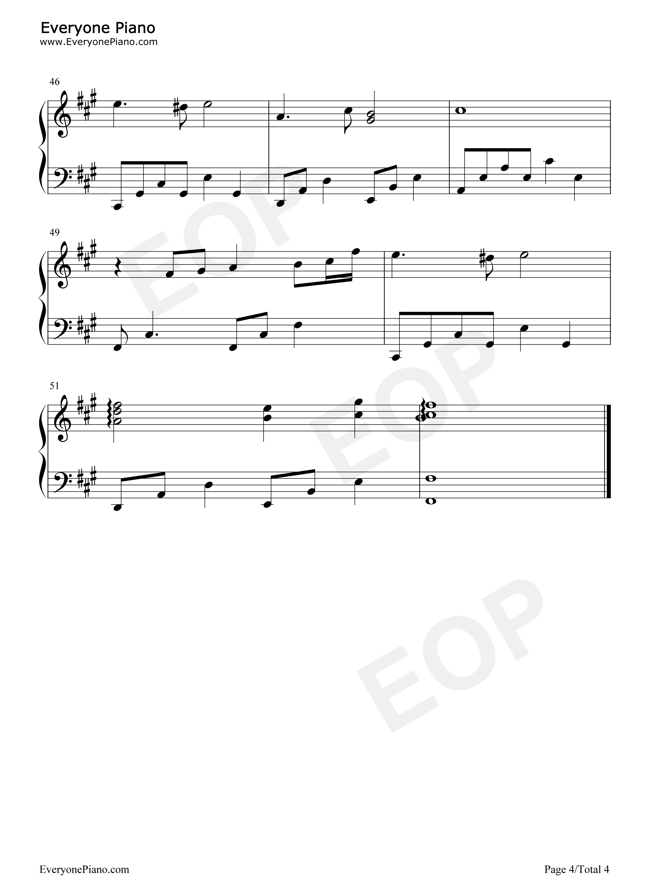 彼岸花钢琴谱_周深