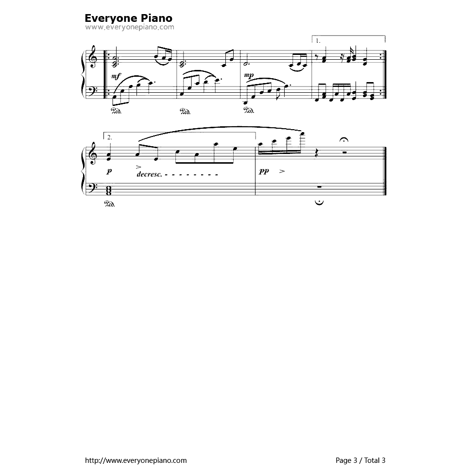 宁次之死钢琴谱_未知