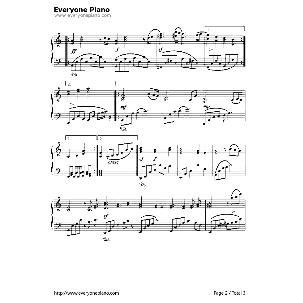 宁次之死钢琴谱_未知