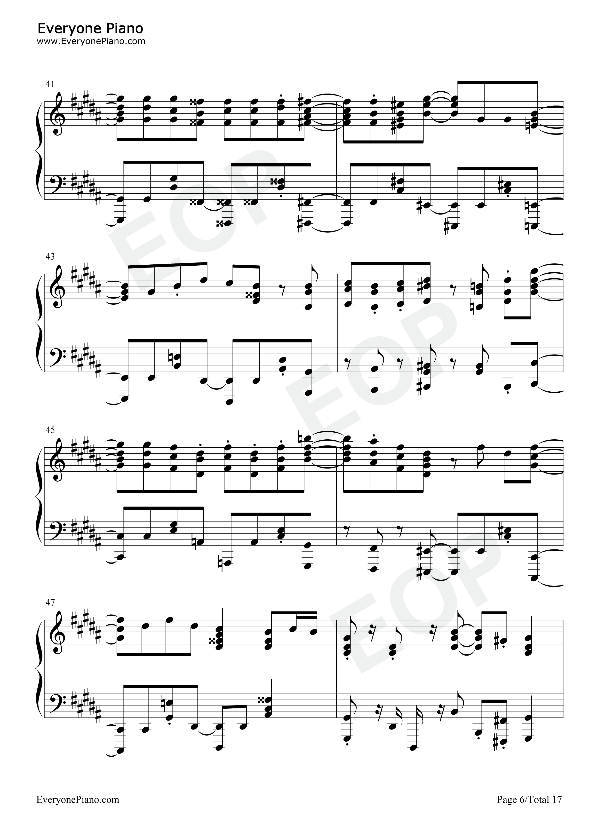 GIRI_GIRI钢琴谱_铃木雅之_すぅ