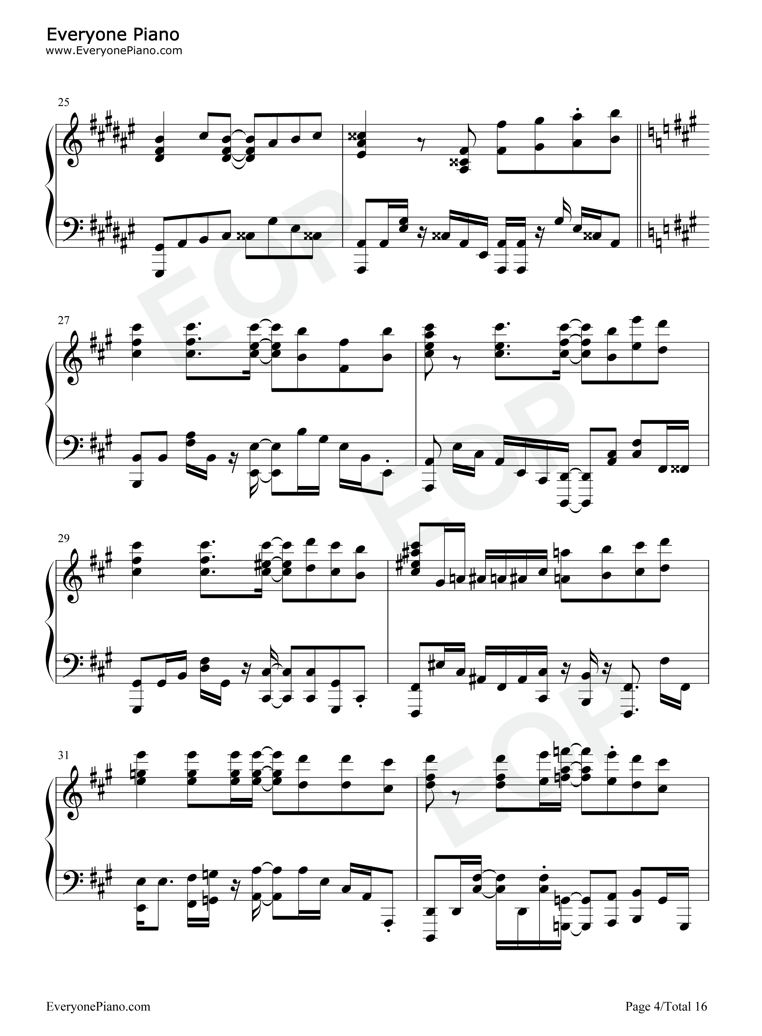 ミックスナッツ钢琴谱_Official髭男dism