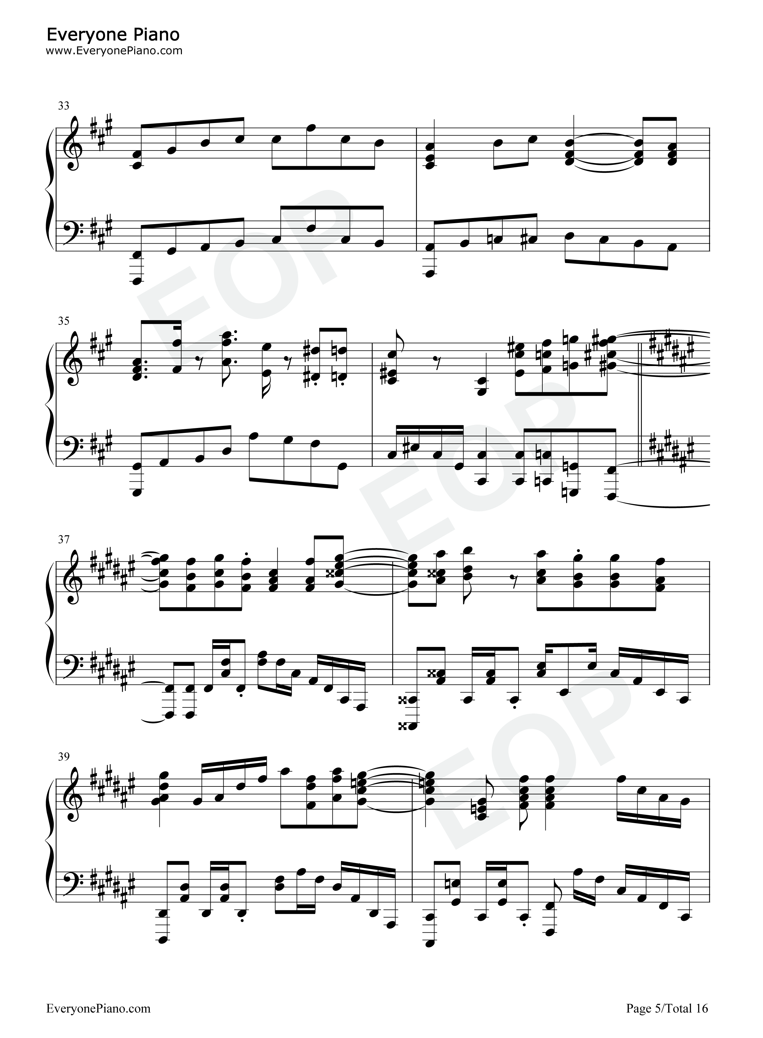 ミックスナッツ钢琴谱_Official髭男dism