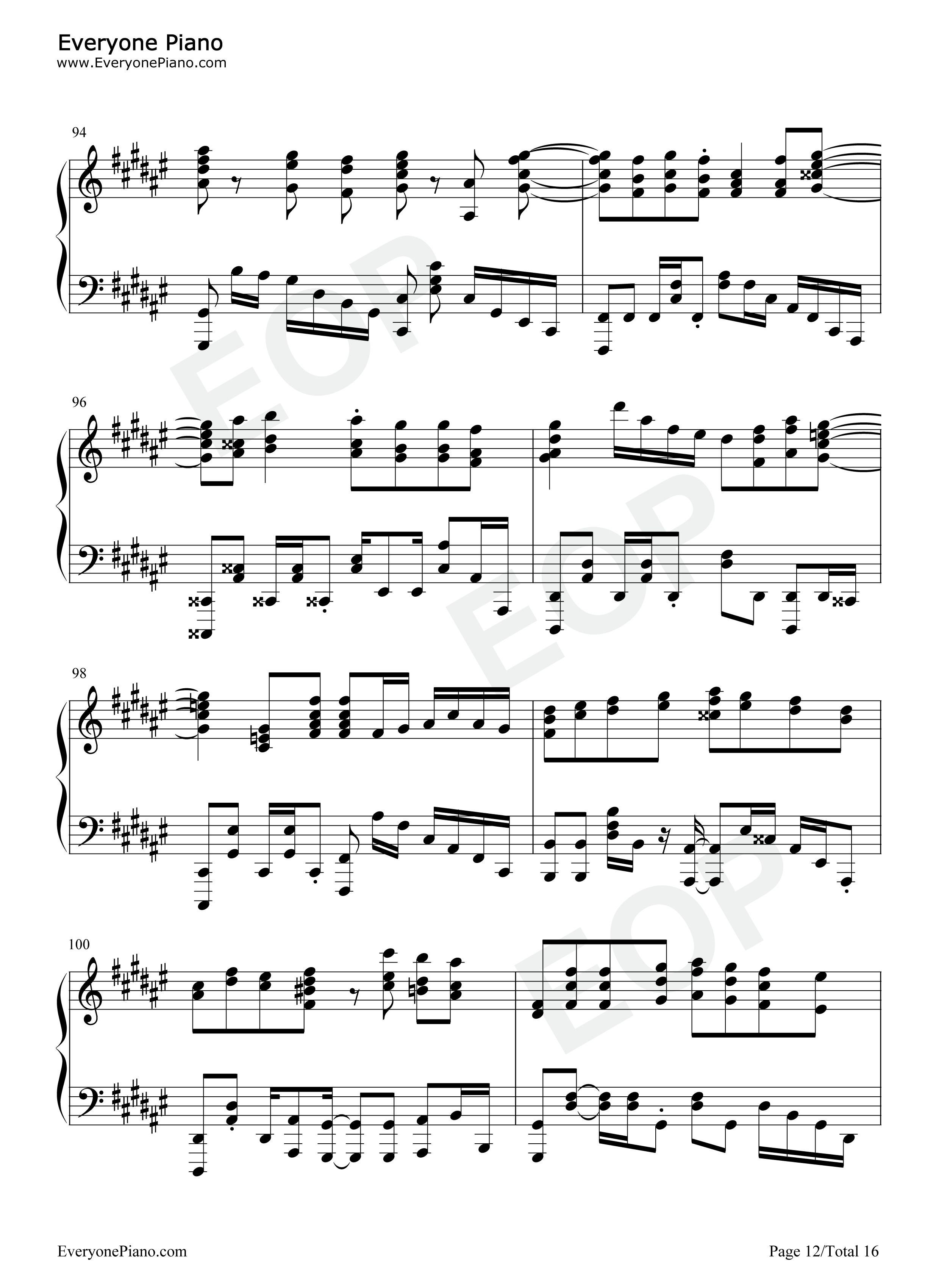 ミックスナッツ钢琴谱_Official髭男dism