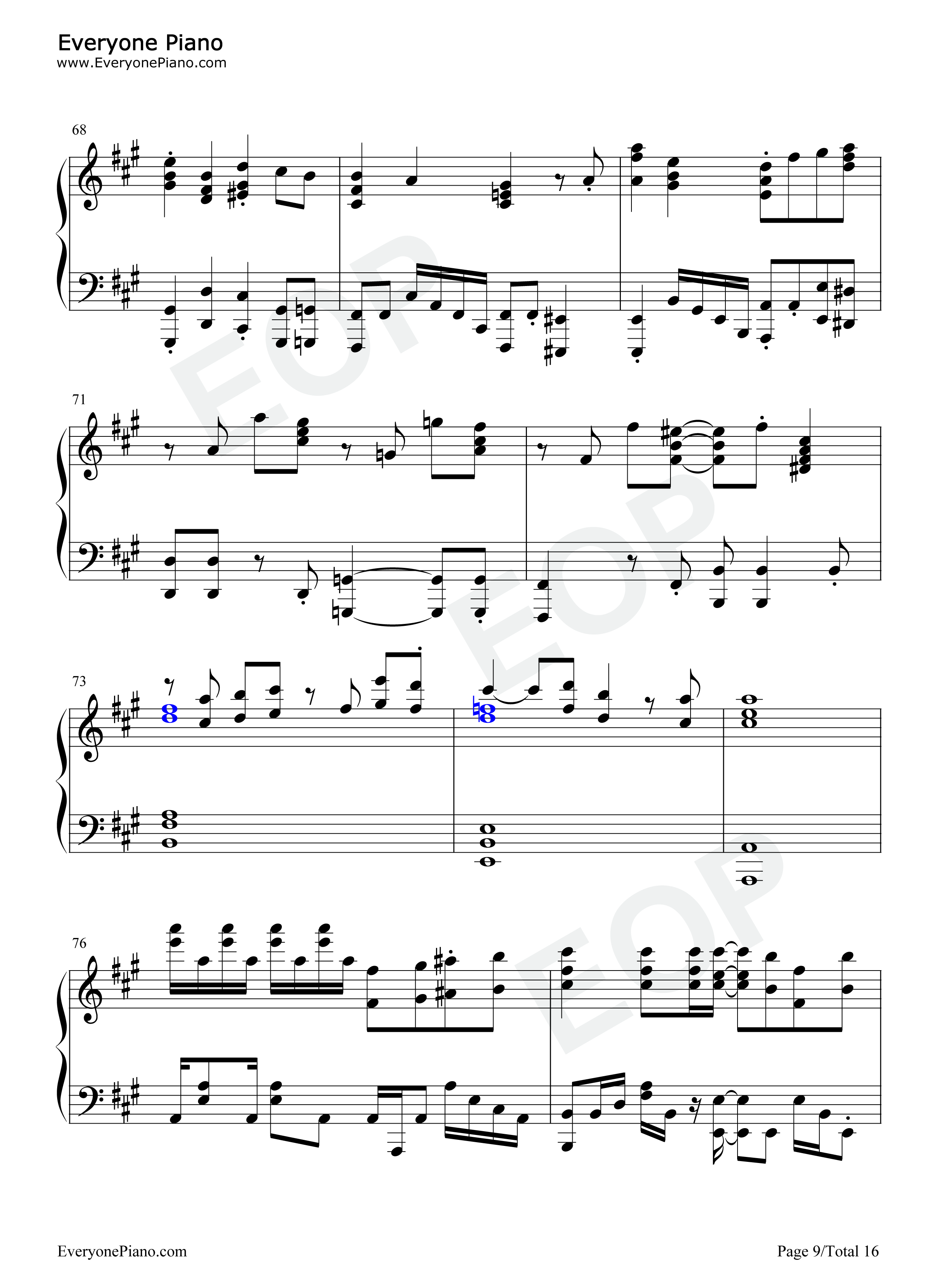 ミックスナッツ钢琴谱_Official髭男dism