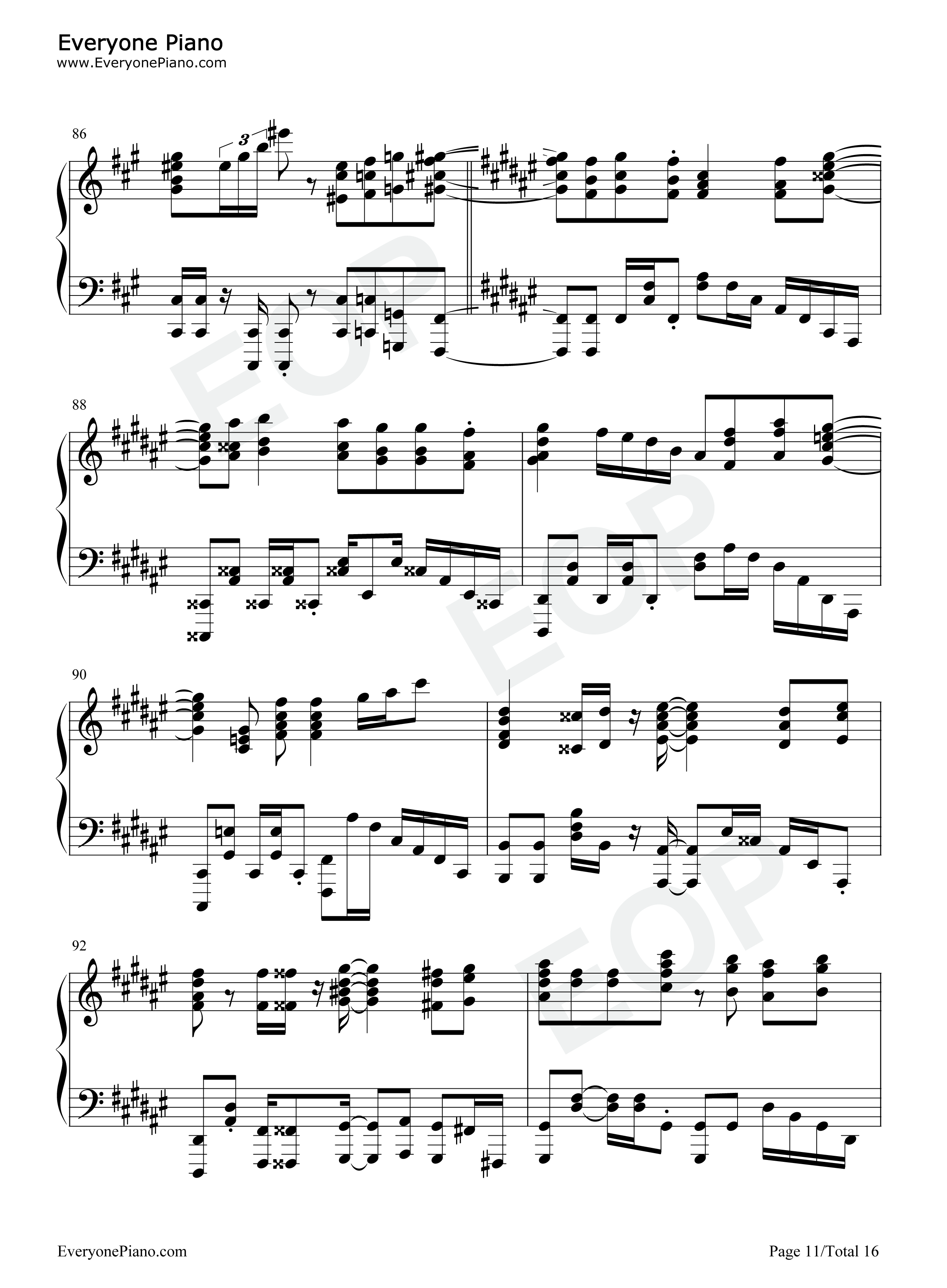 ミックスナッツ钢琴谱_Official髭男dism