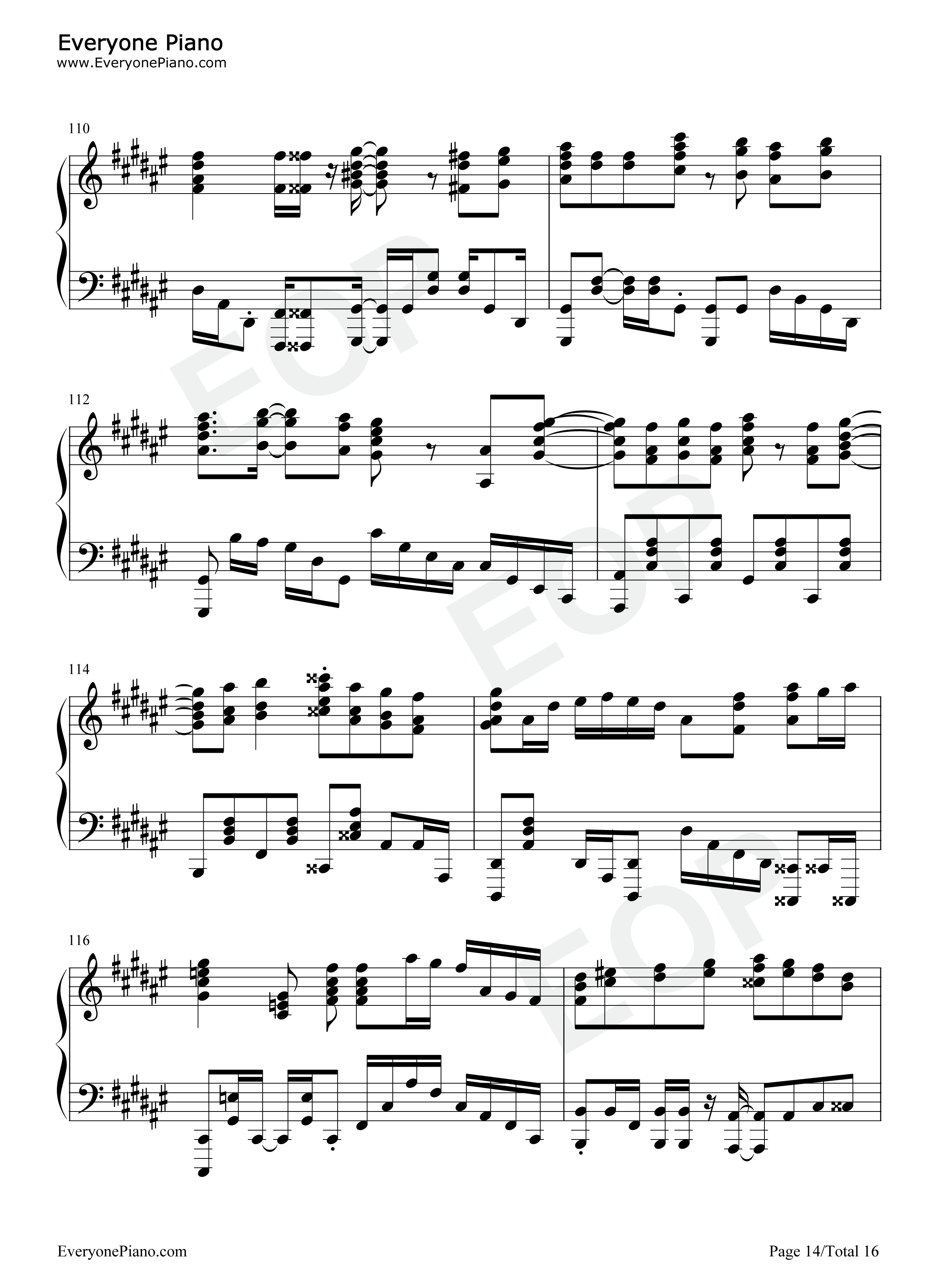 ミックスナッツ钢琴谱_Official髭男dism