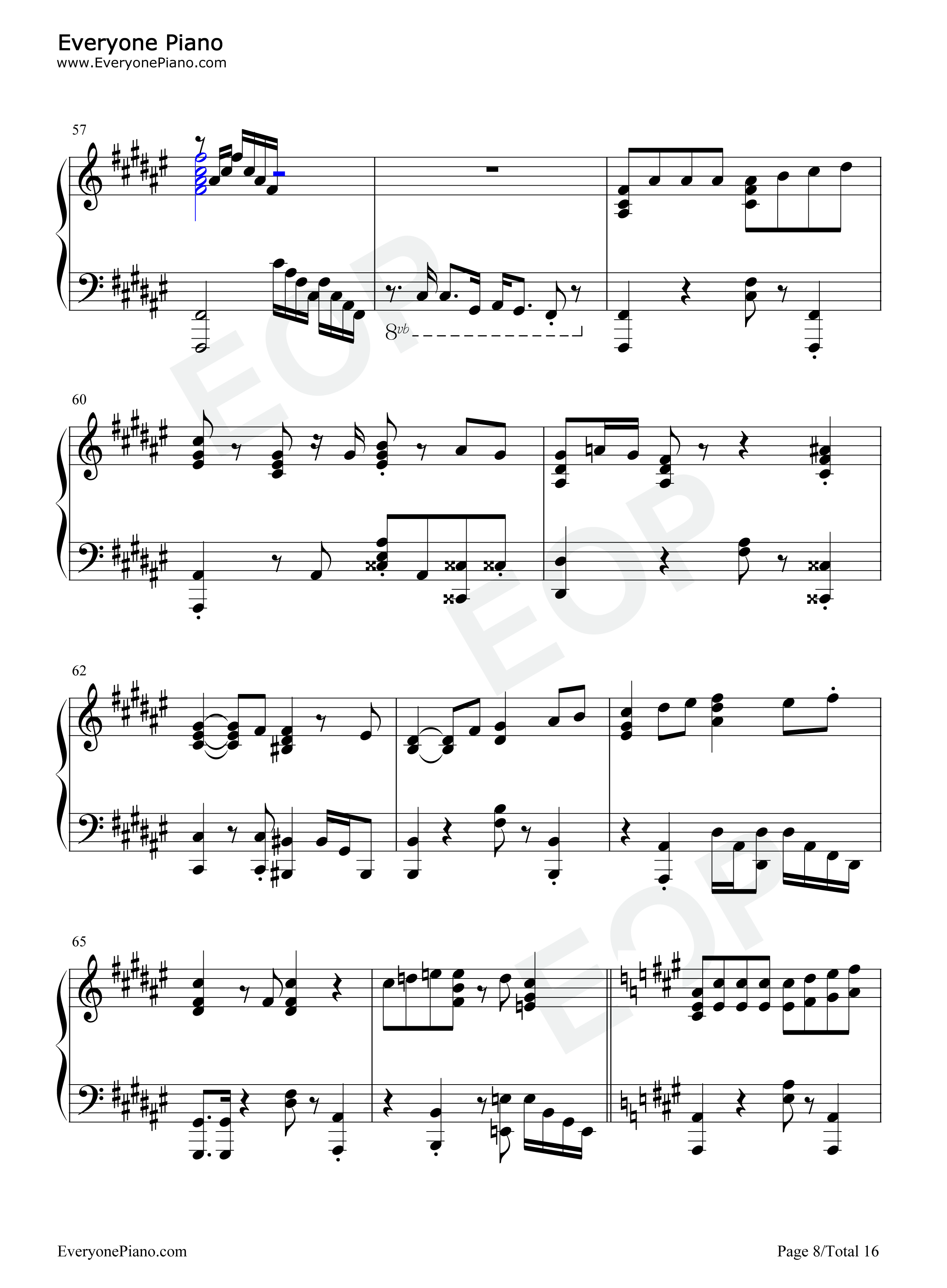 ミックスナッツ钢琴谱_Official髭男dism