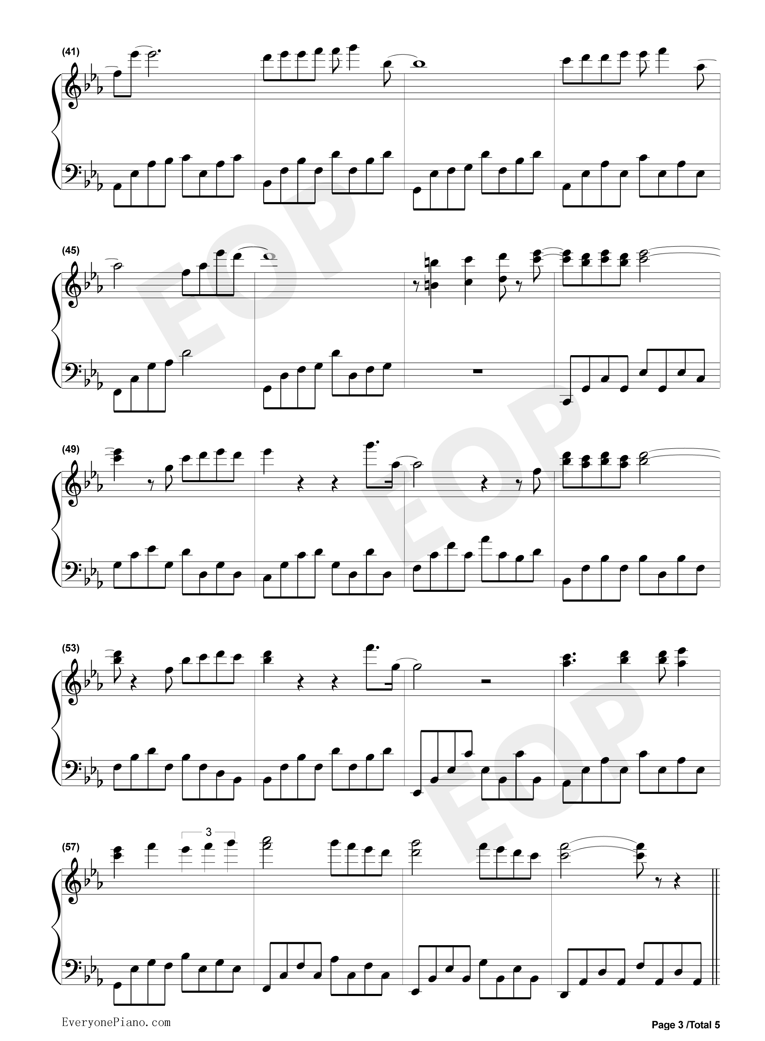 悲伤的天使钢琴谱_伊戈尔·克鲁托伊