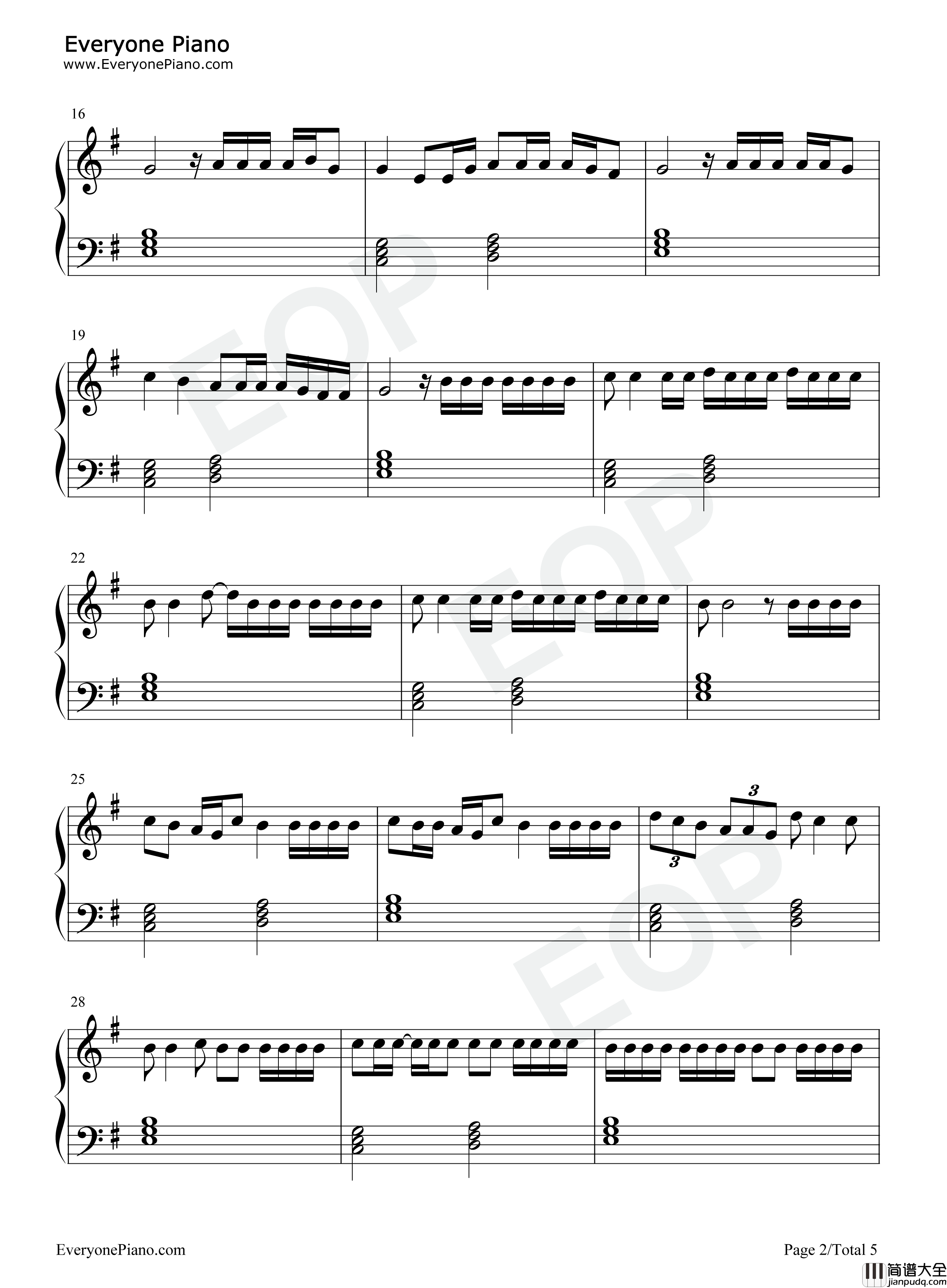 Envolver钢琴谱_Anitta