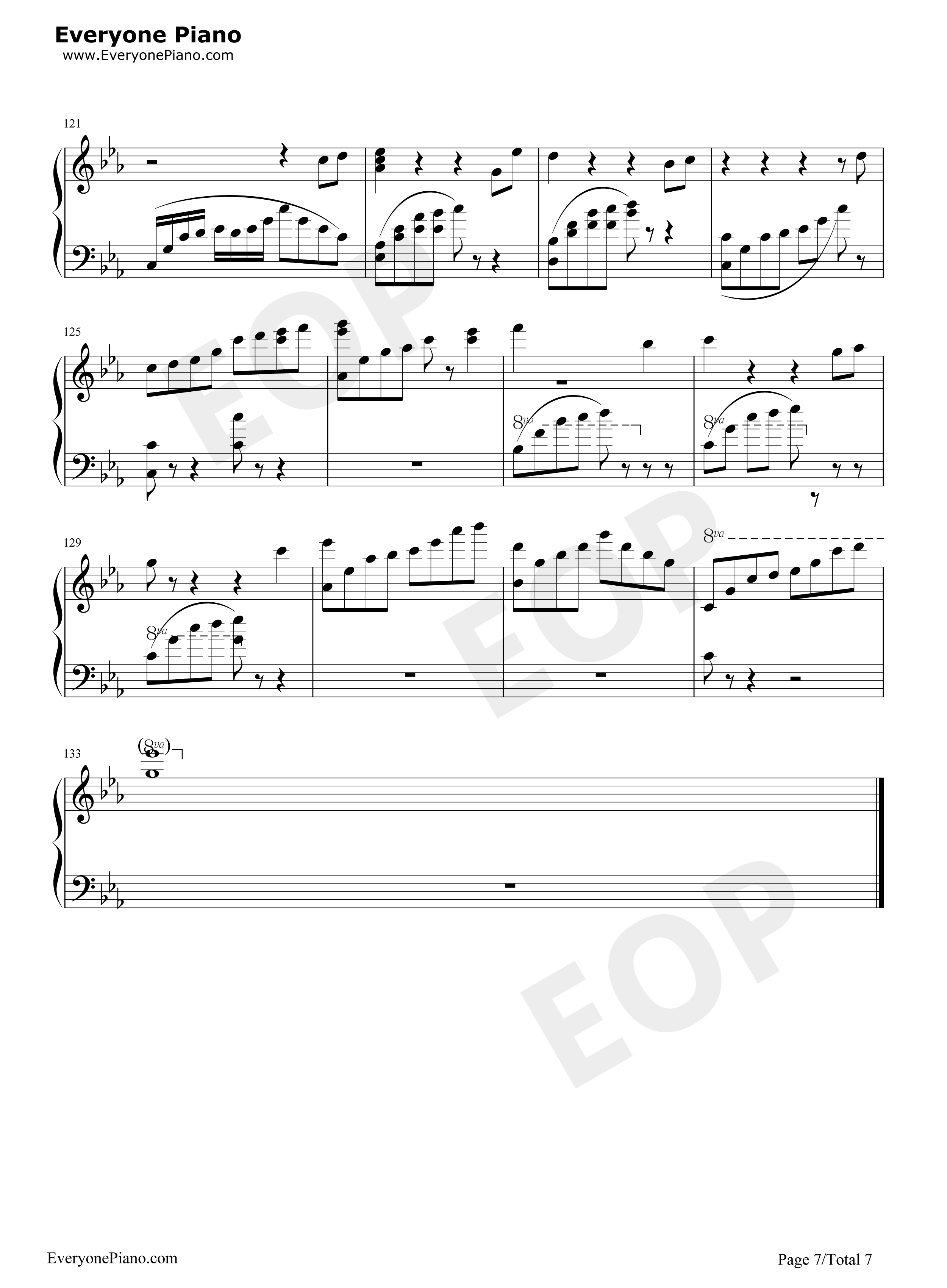 黑白的格调（1）川止于海钢琴谱_桃子