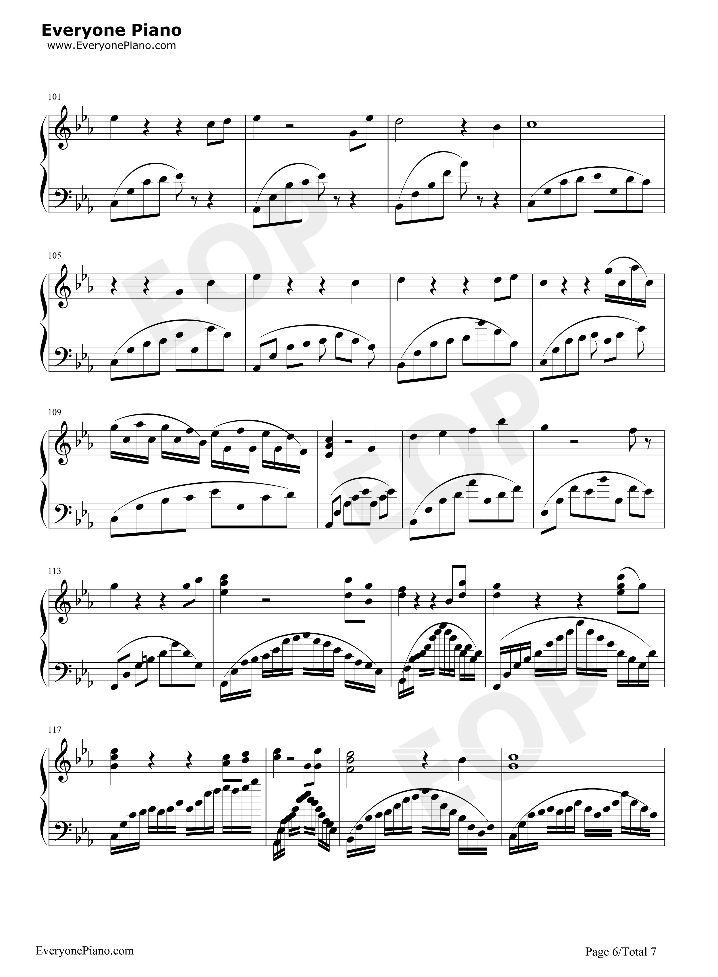 黑白的格调（1）川止于海钢琴谱_桃子