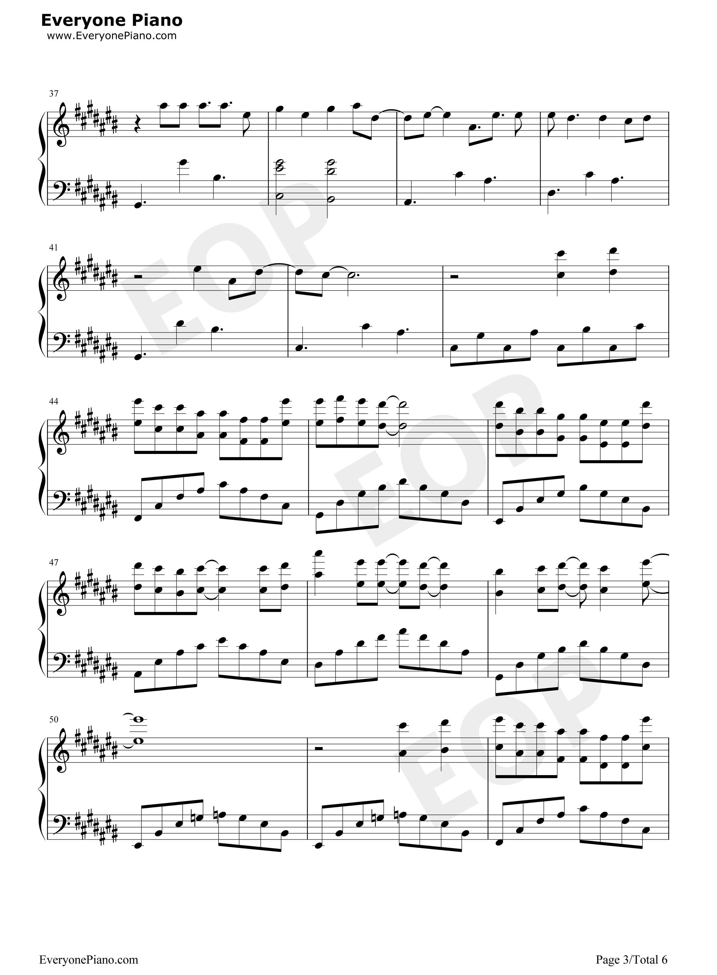 幻听钢琴谱_许嵩