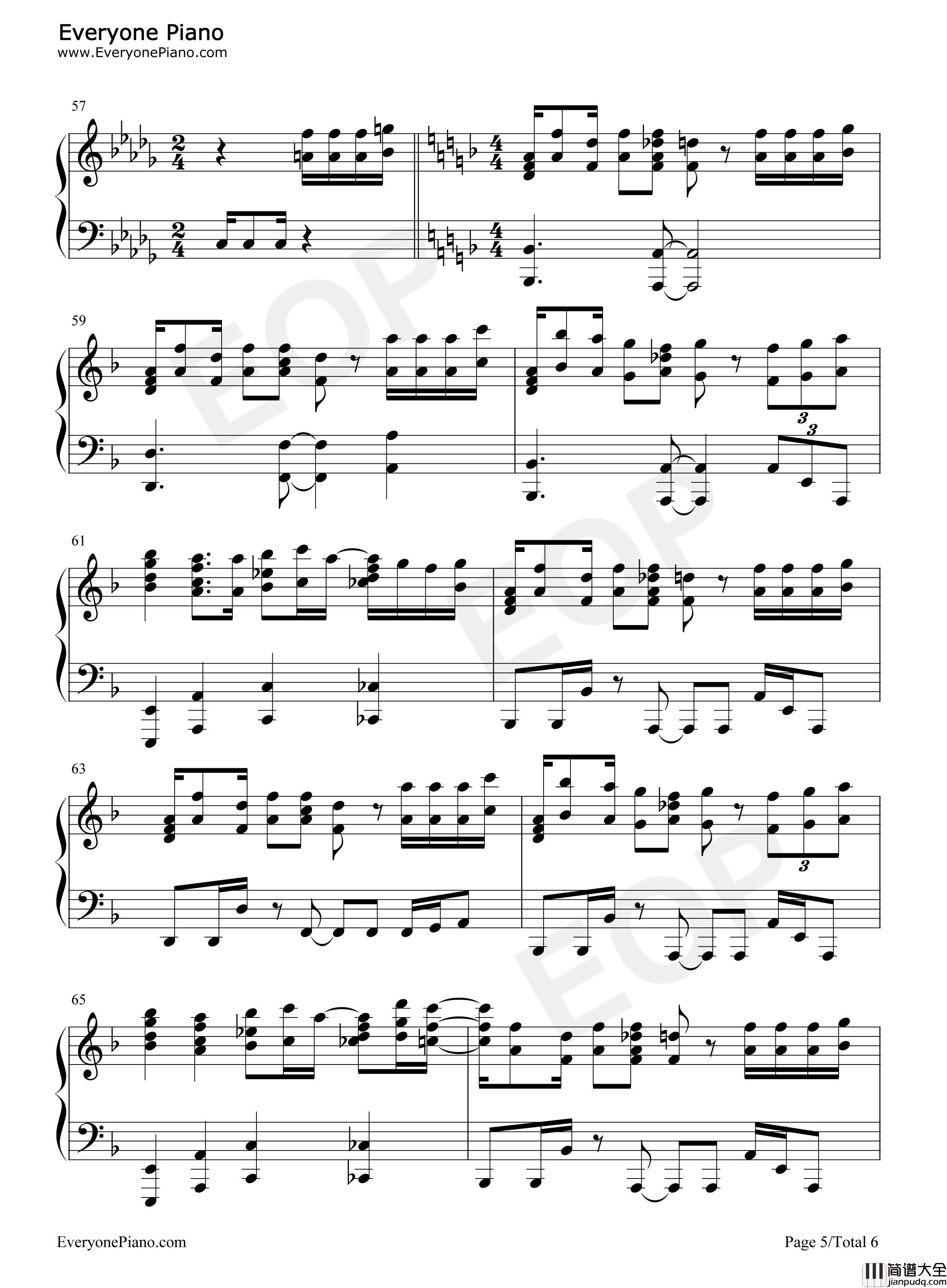 喜劇钢琴谱_星野源