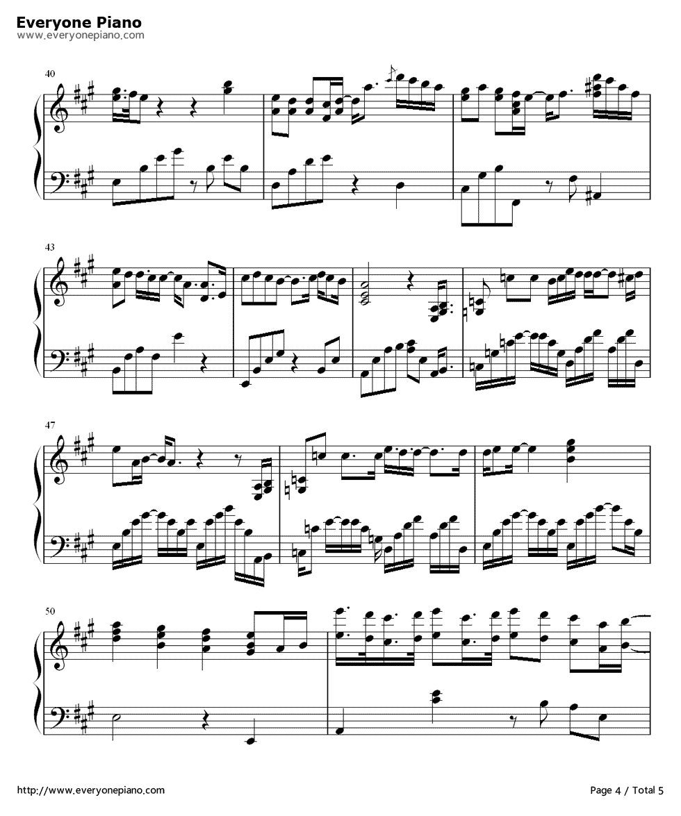 给我你的爱钢琴谱_Tank