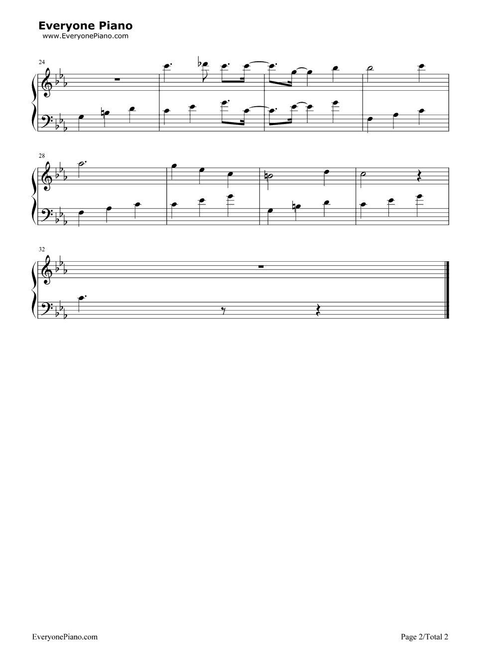 爱情的条件钢琴谱_未知