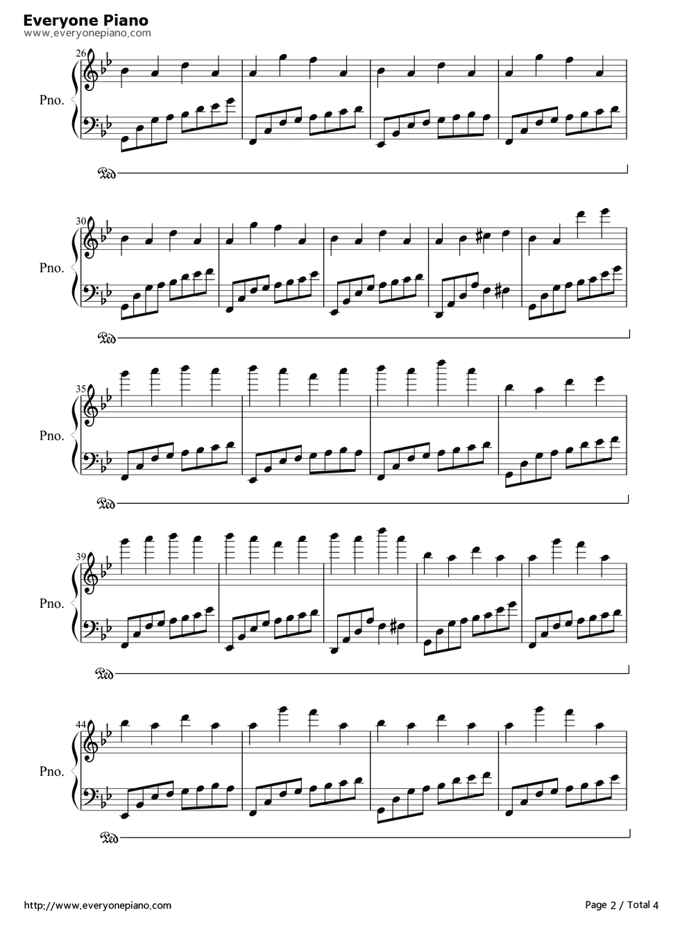 月蚀的假面钢琴谱_未知