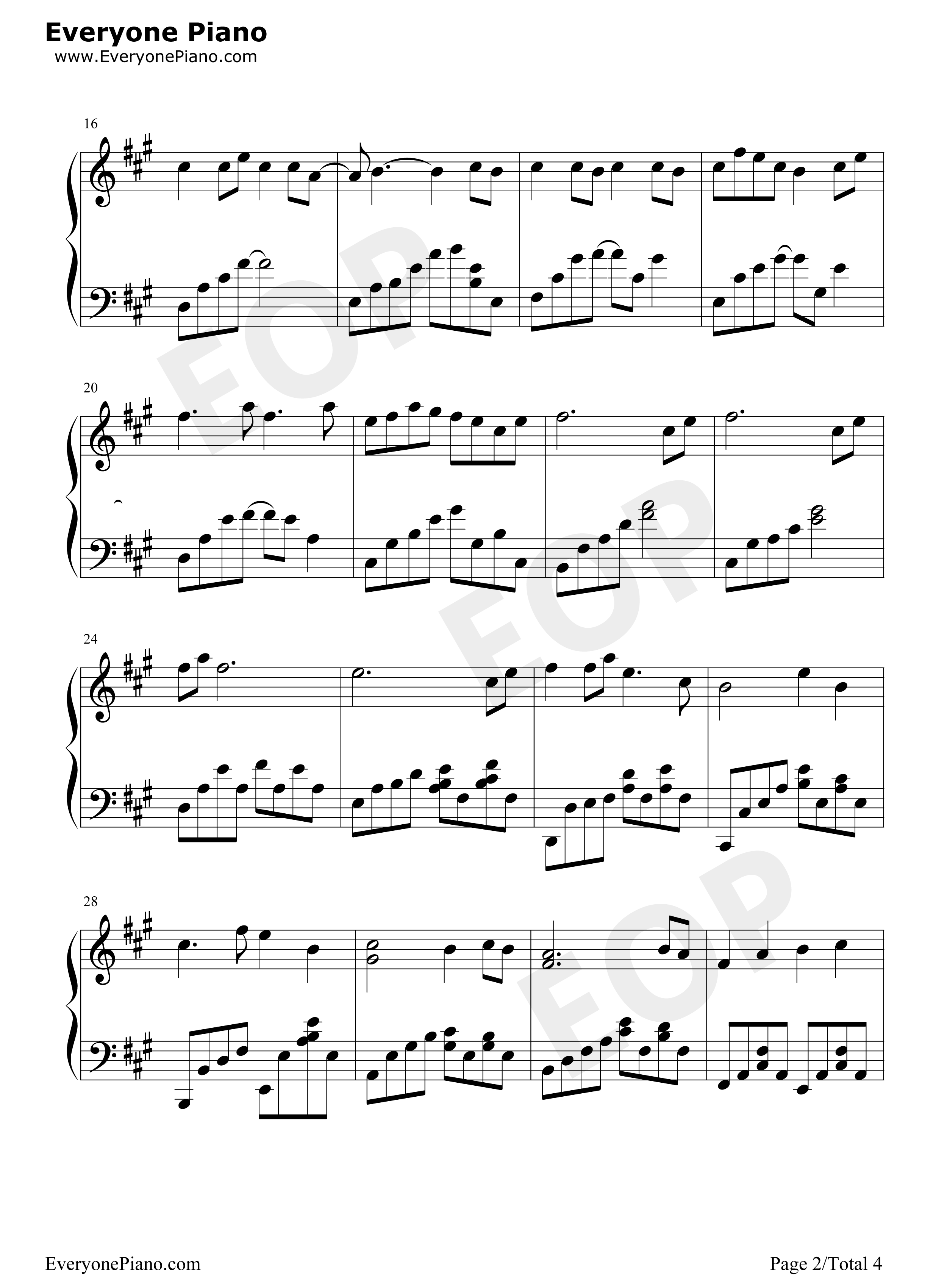 仙剑问情钢琴谱_萧人凤