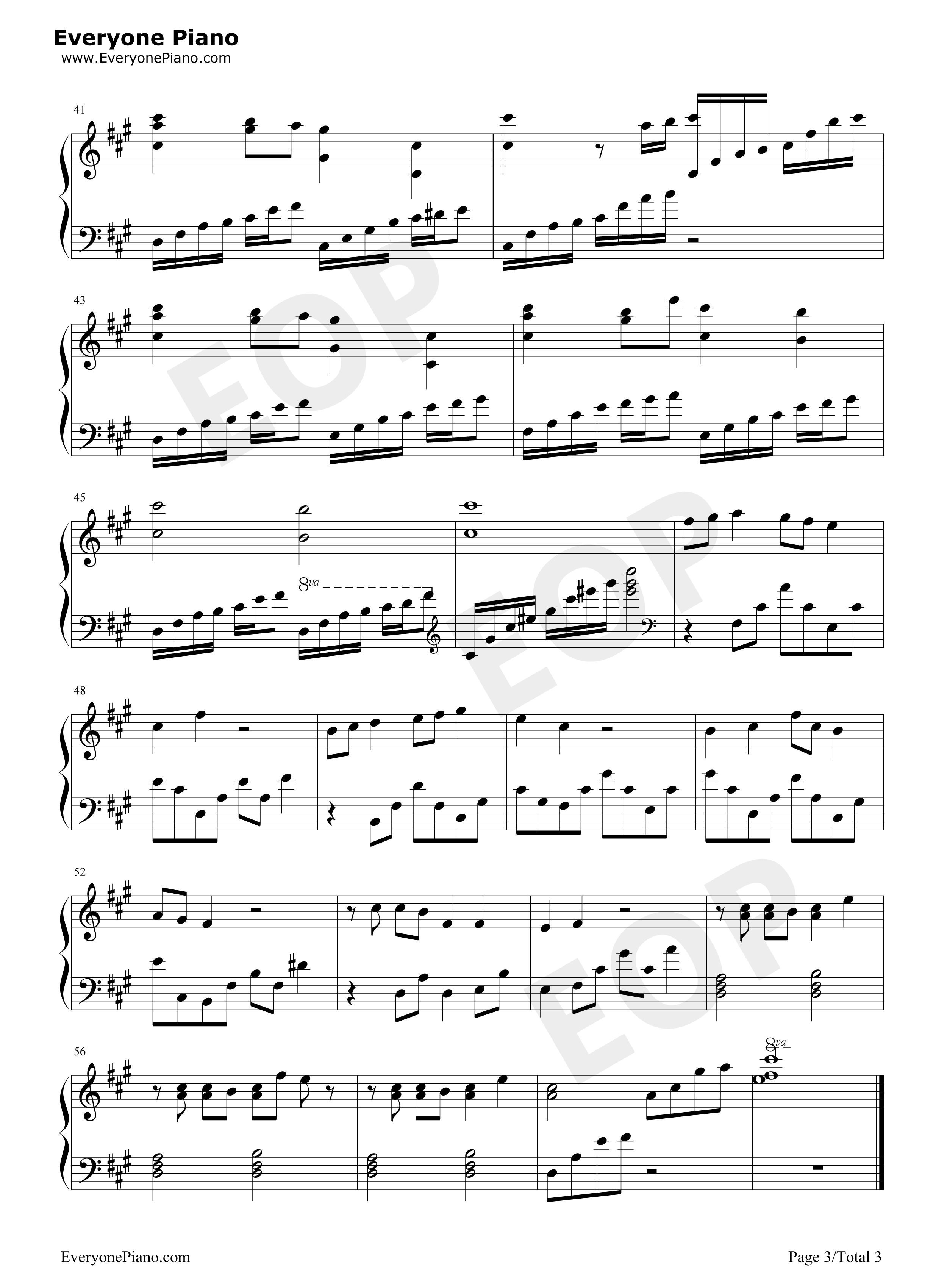 Narutimate_Shippuden_Accel_Ending钢琴谱_Narutimate_Shippuden_Accel