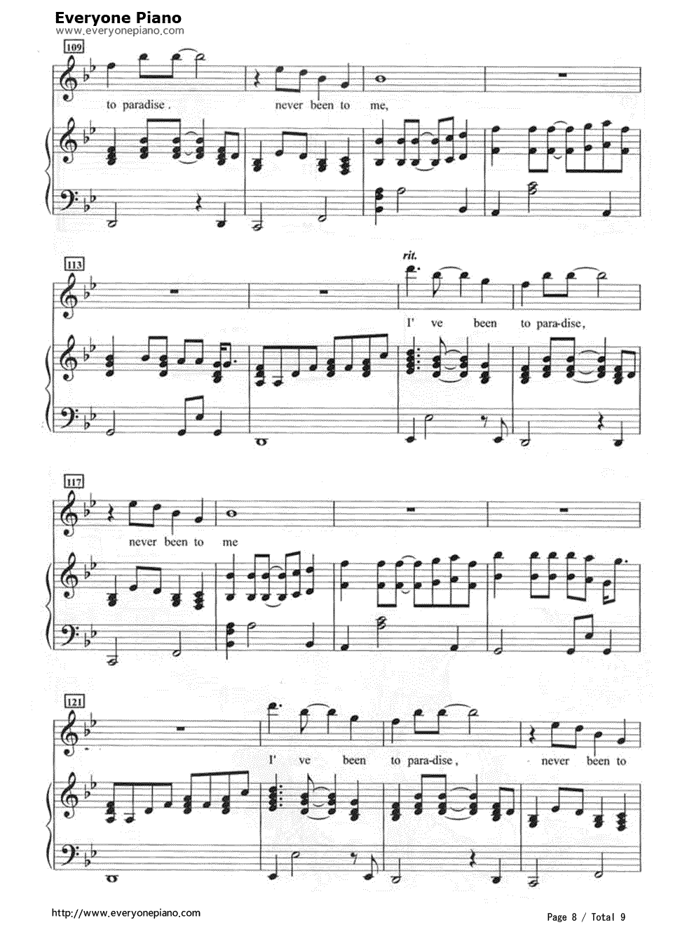 I've_Never_Been_To_Me独奏版钢琴谱_S.H.E