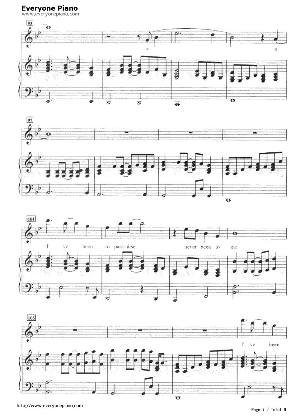 I've_Never_Been_To_Me独奏版钢琴谱_S.H.E