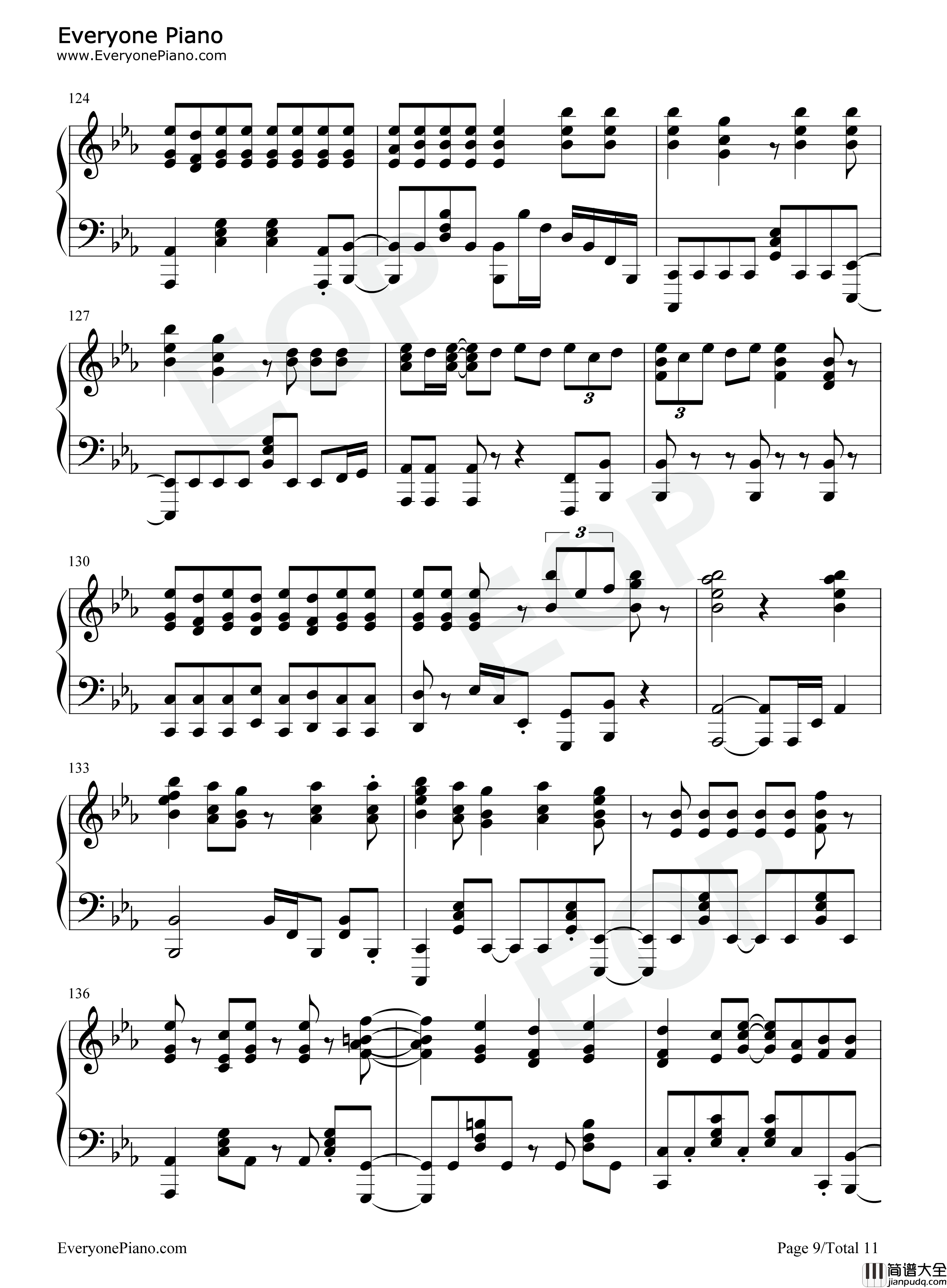 Bring_Back钢琴谱_MADKID