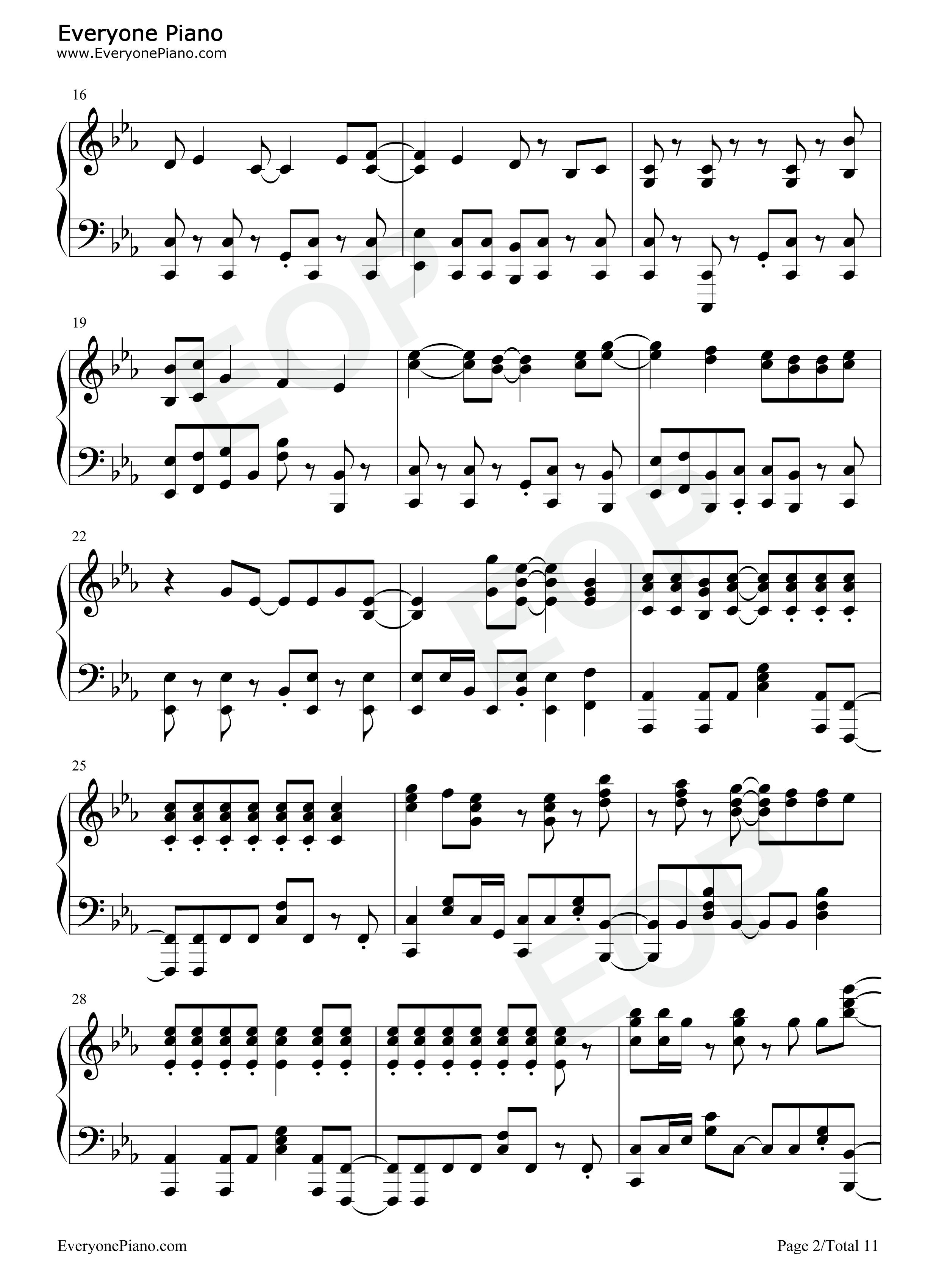 Bring_Back钢琴谱_MADKID