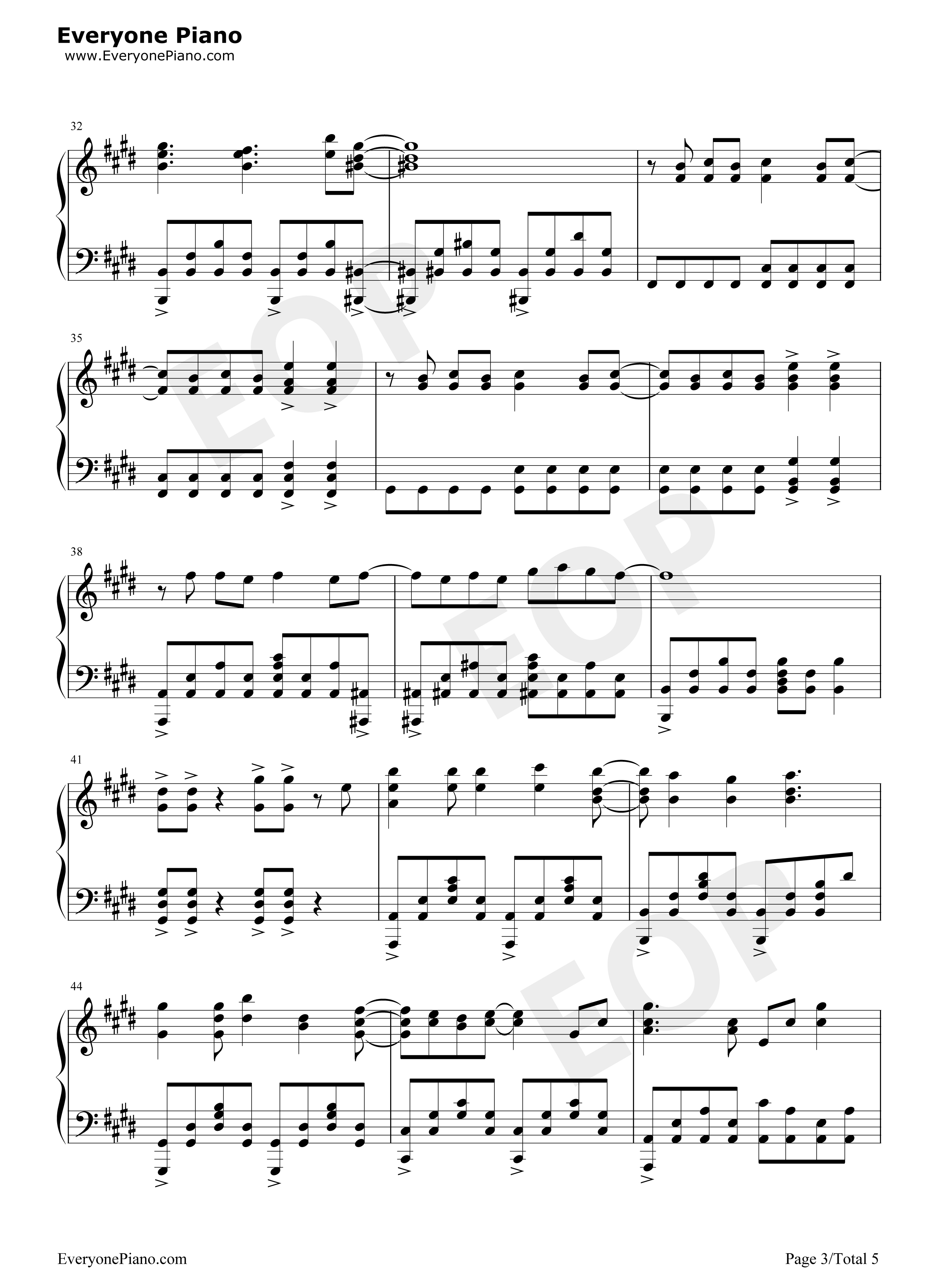 INNOCENCE钢琴谱_蓝井艾露