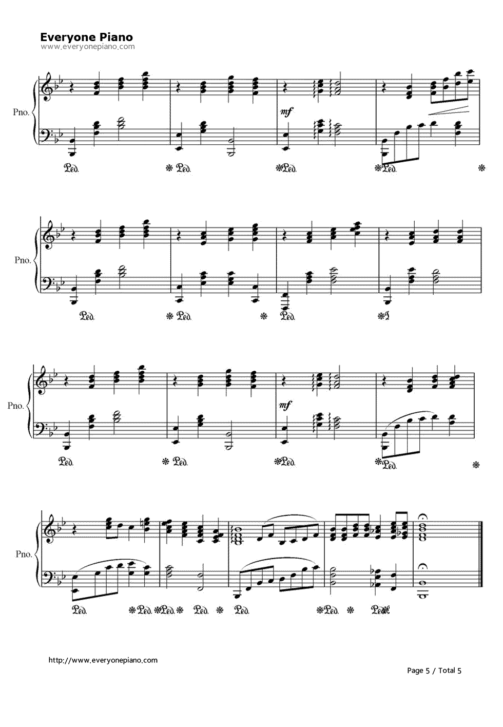 生死不离钢琴谱_王平久