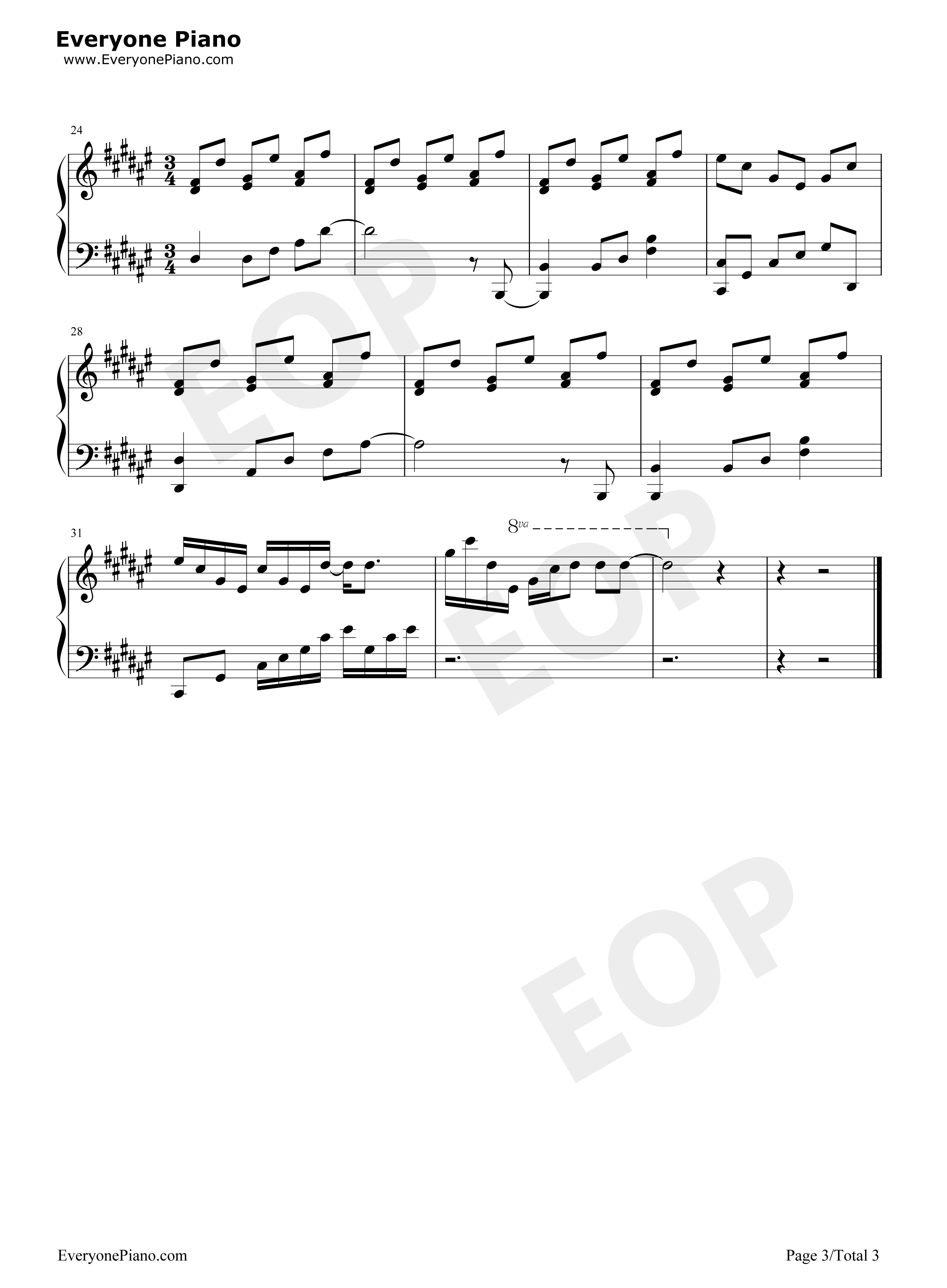 稲田姫様に叱られるから钢琴谱_秋姐妹