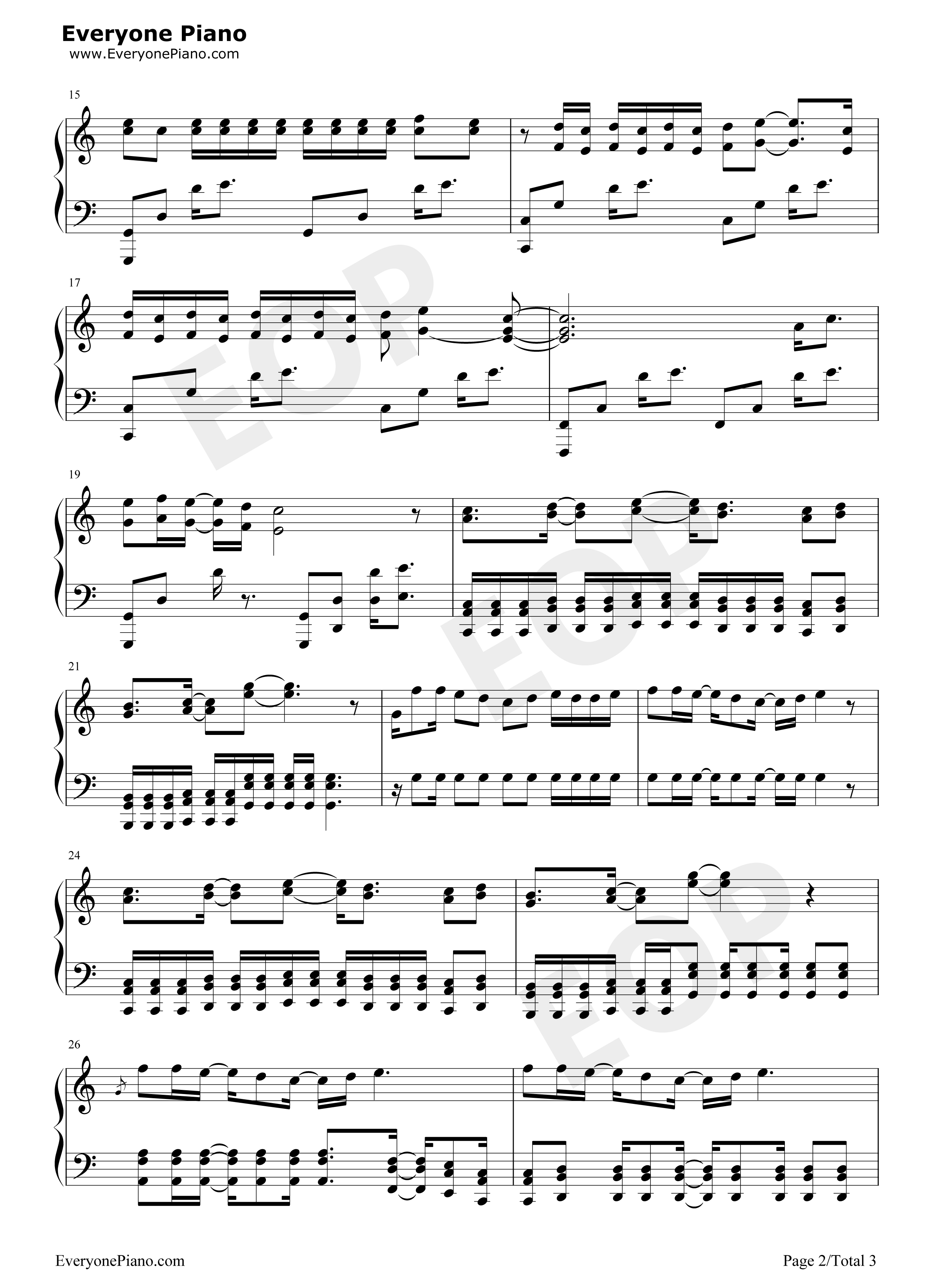 ALONES钢琴谱_Aqua_Timez