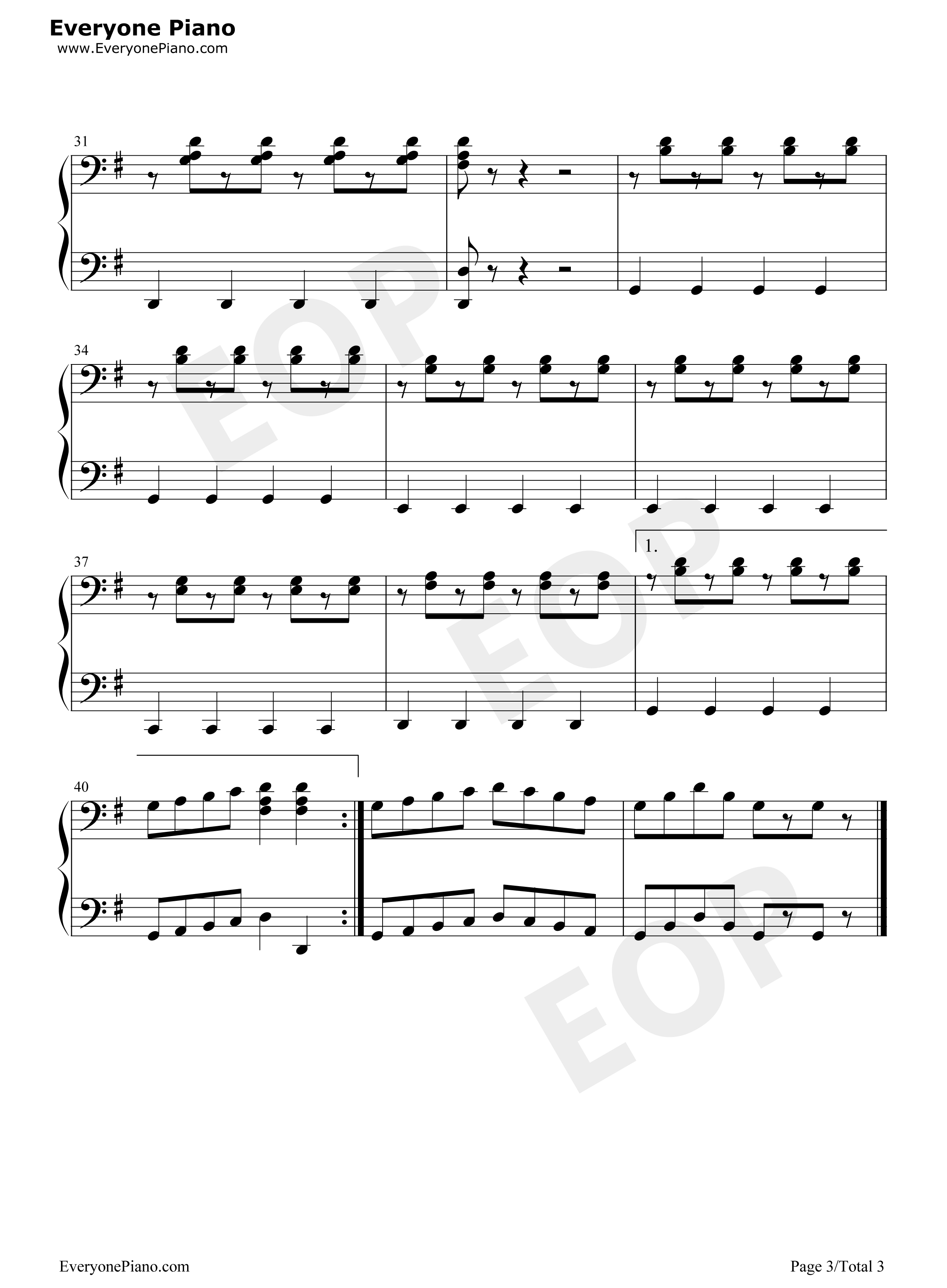 大家来跳舞（伴奏）钢琴谱_B.B.QUEENS