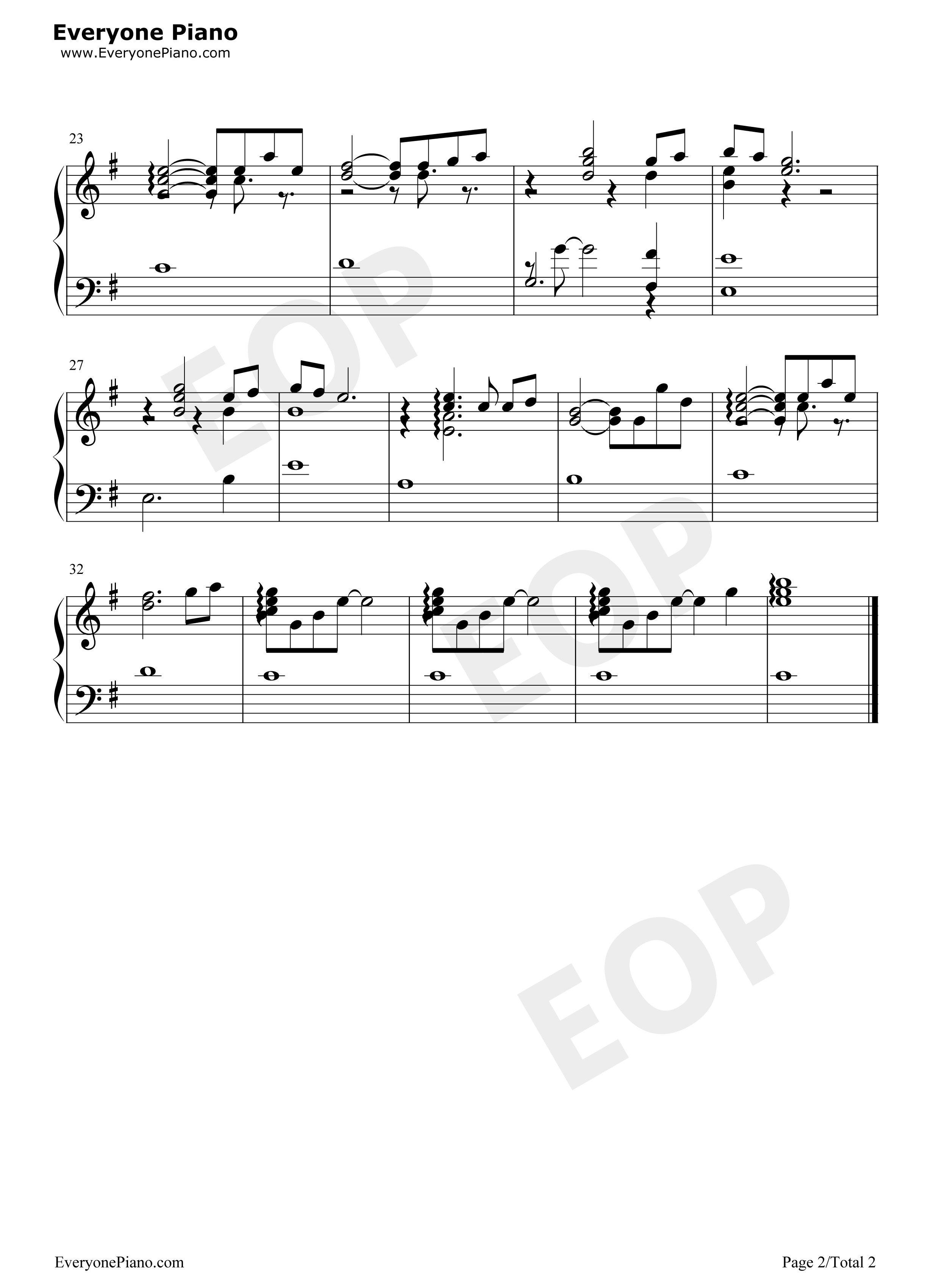 Blessings_to_the_Little_Girl钢琴谱_Susumu_Hirasawa