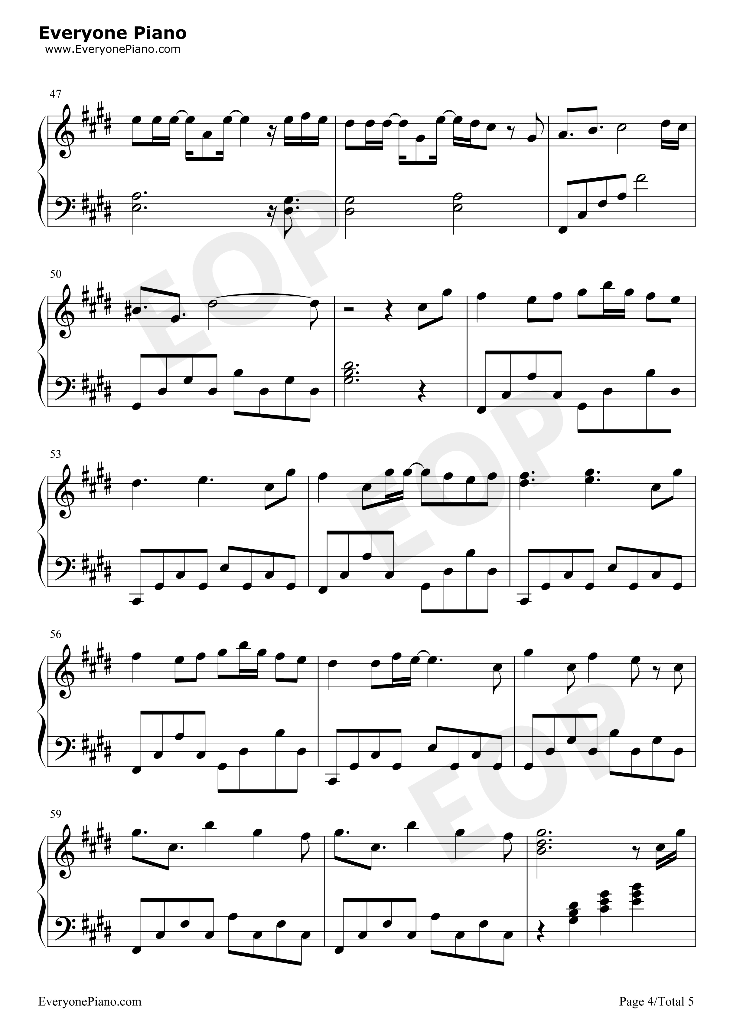 レイン钢琴谱_SID