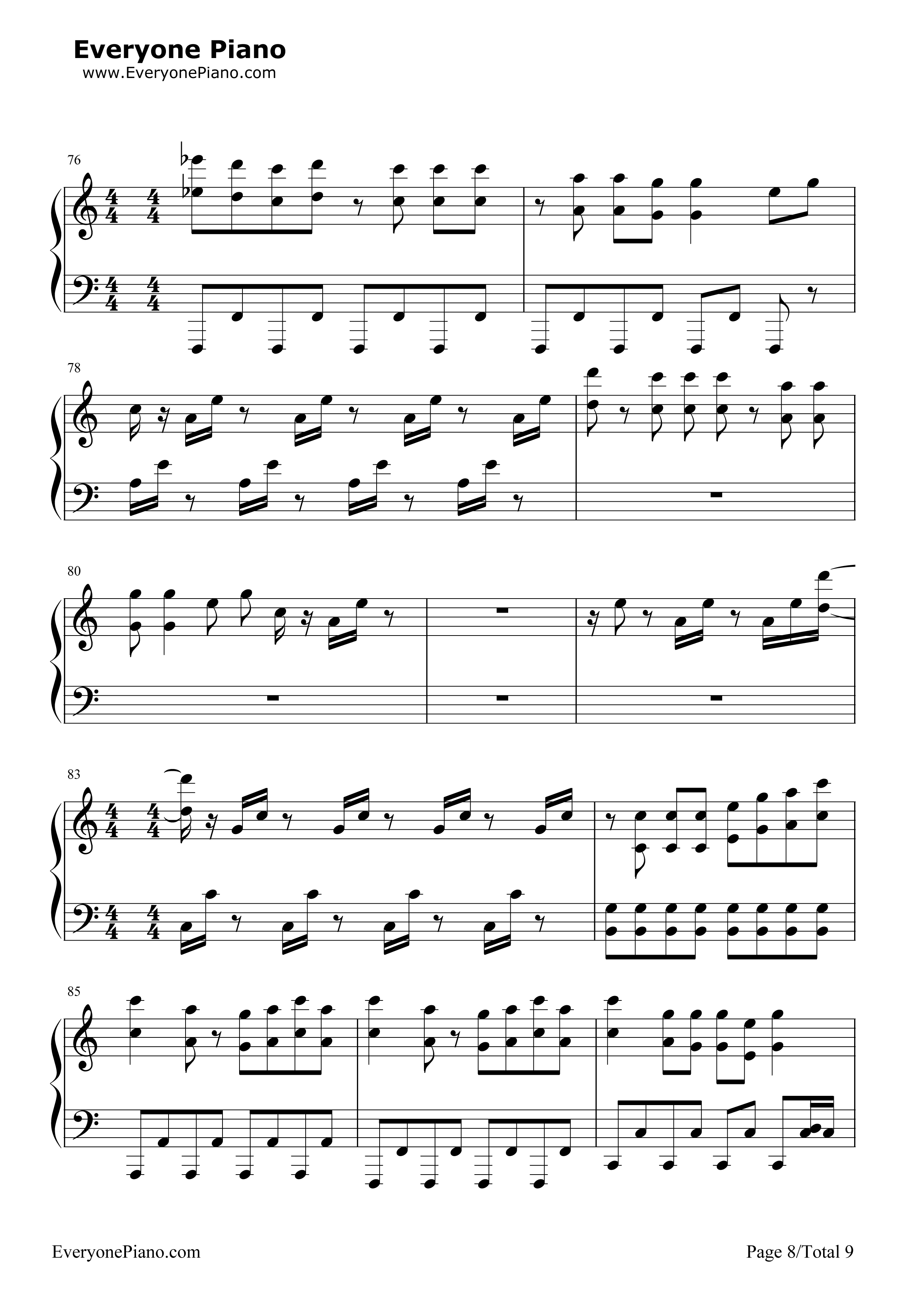 Stronger_(What_Doesn't_Kill_You)钢琴谱_Kelly_Clarkson